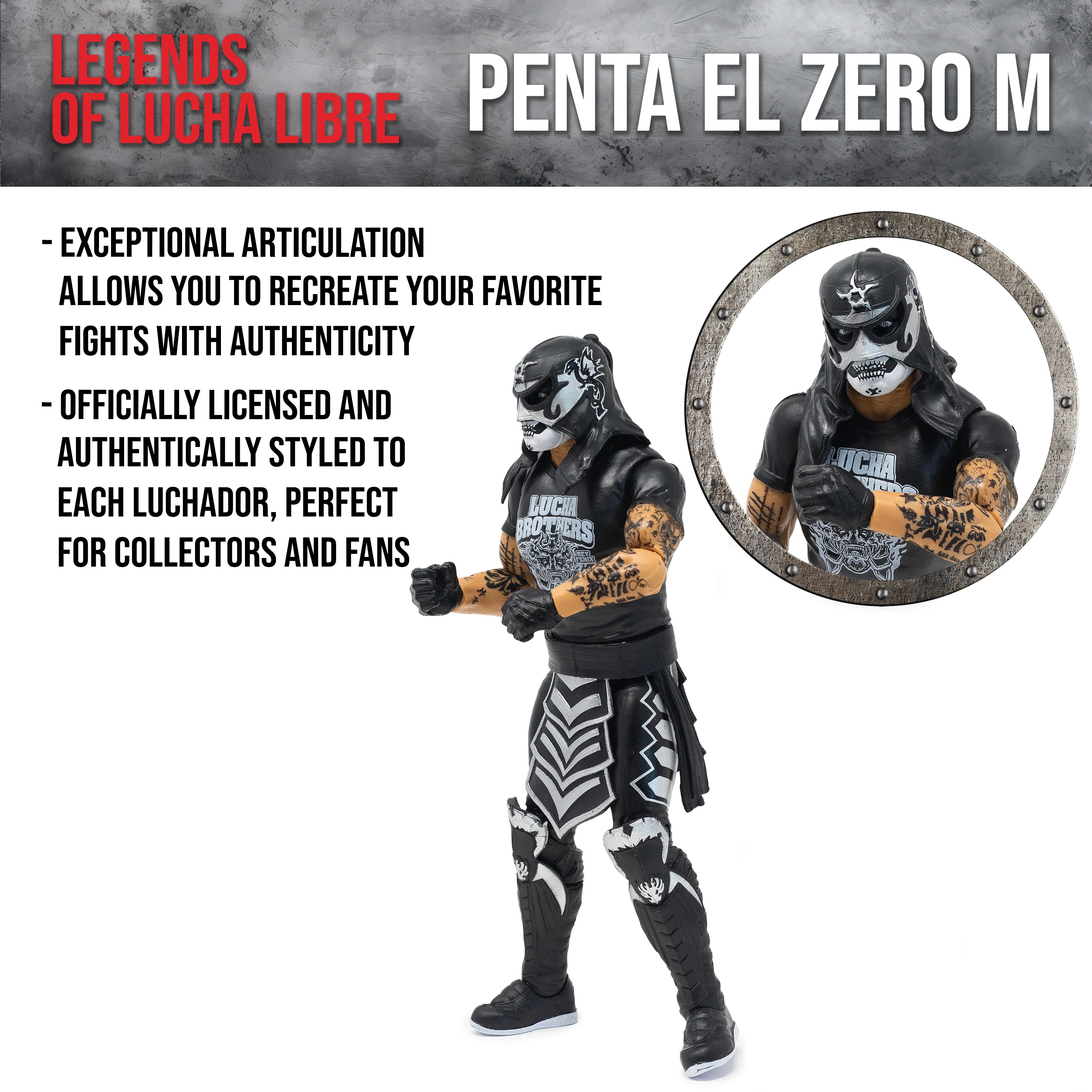 Legends of Lucha Libre Action Figure- Fanaticos: Penta Zero M - Image 5