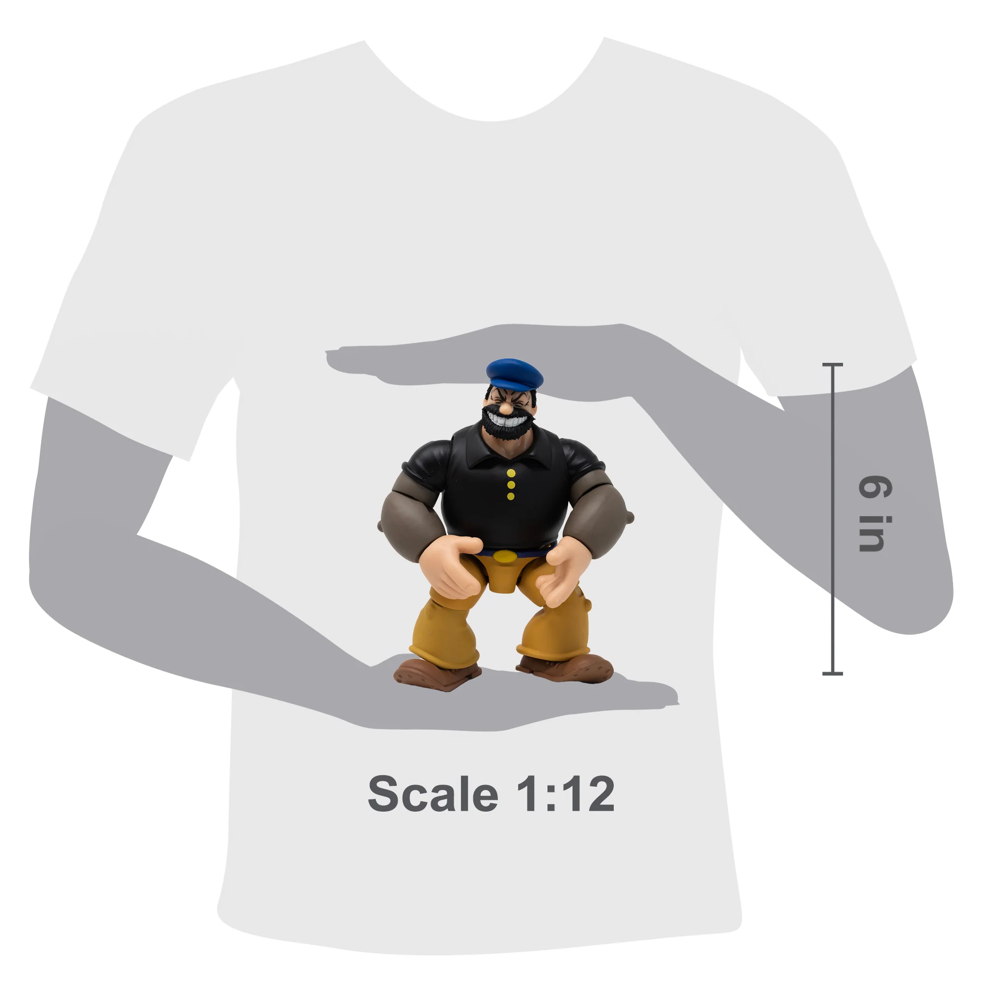 Popeye Classics Action Figure: Bluto Action Figure - Image 4