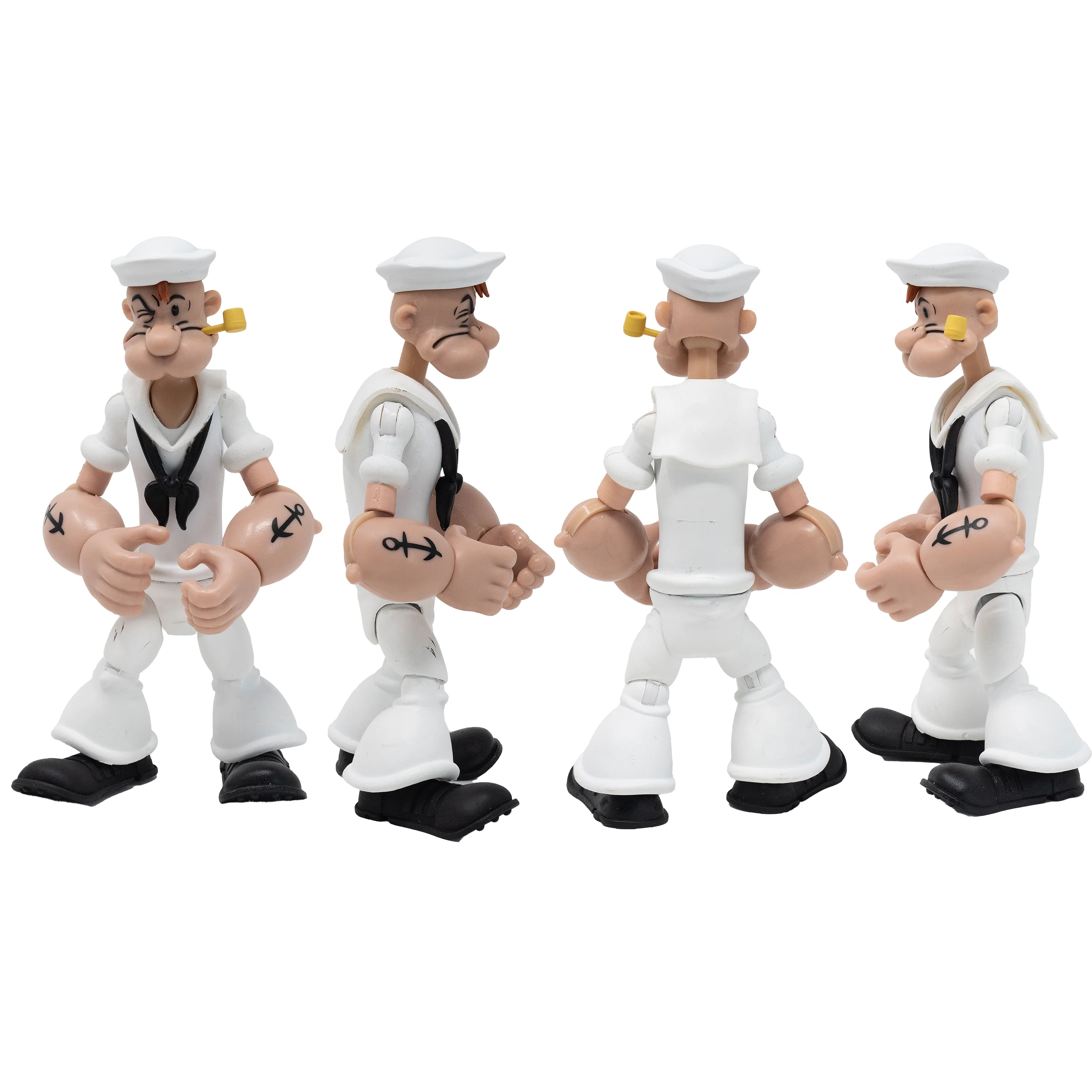 Popeye Classics Action Figure: Popeye White Sailor Suit - Image 5