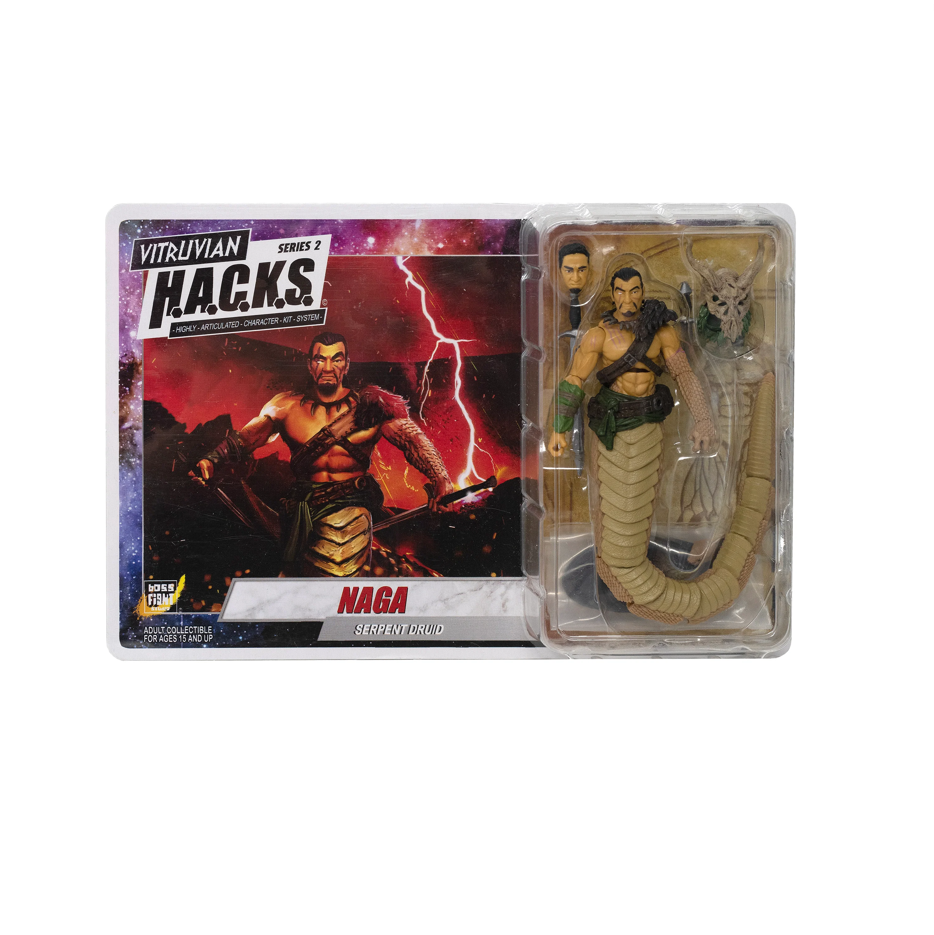 Vitruvian H.A.C.K.S. Action Figure: Naga - Image 3