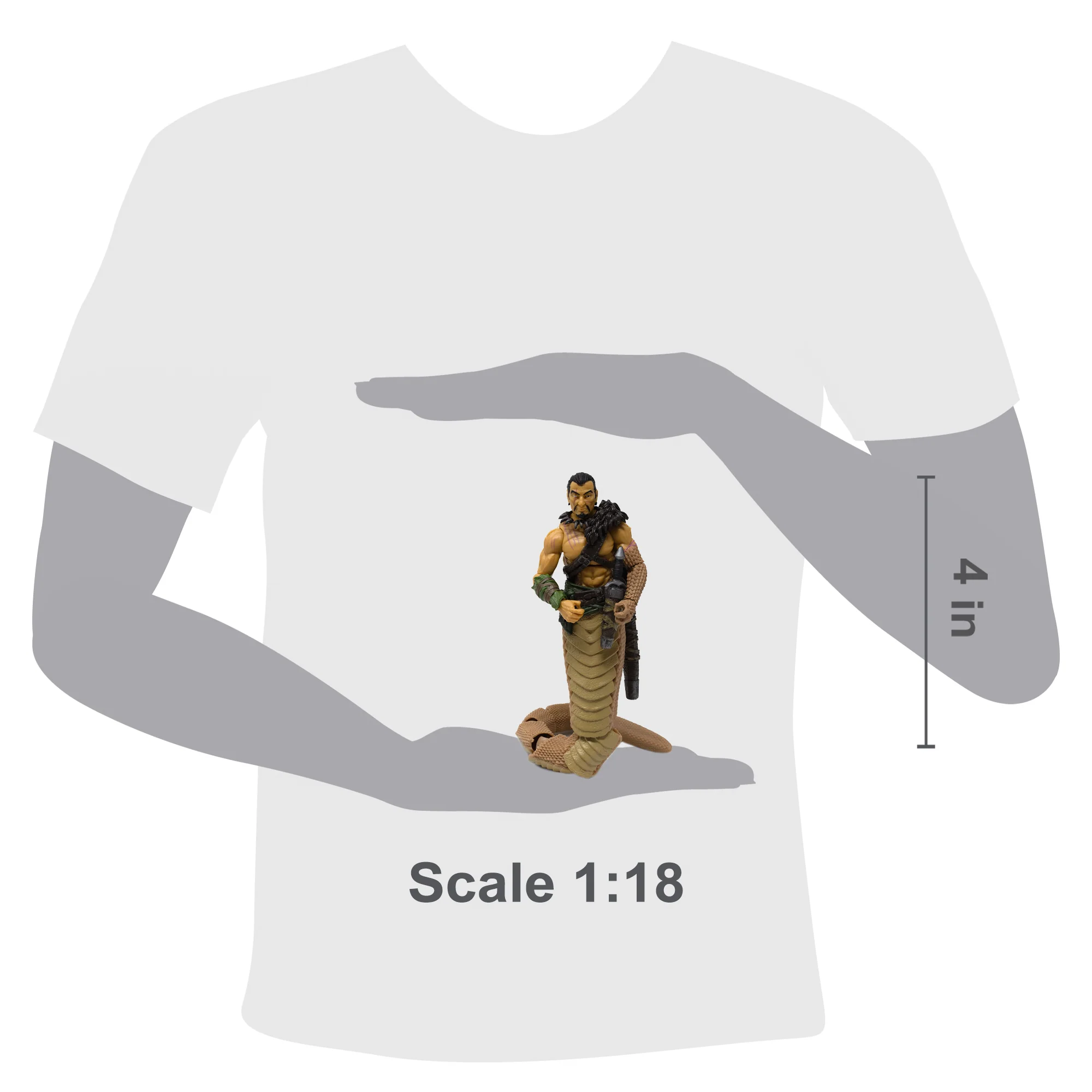 Vitruvian H.A.C.K.S. Action Figure: Naga - Image 4