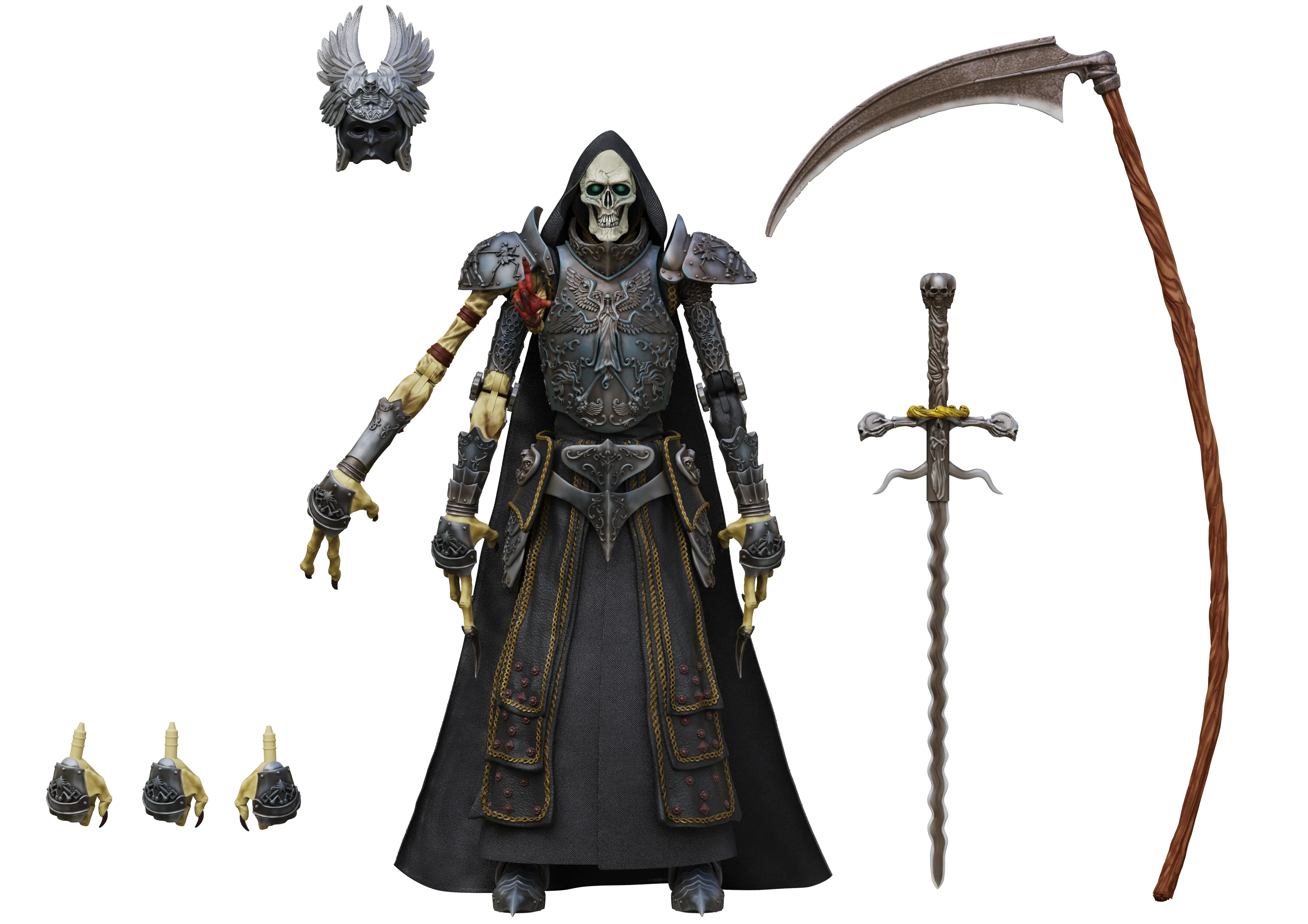 Court of the Dead 1:12th Scale Action Figure | Demithyle: The Reaper General - Image 3