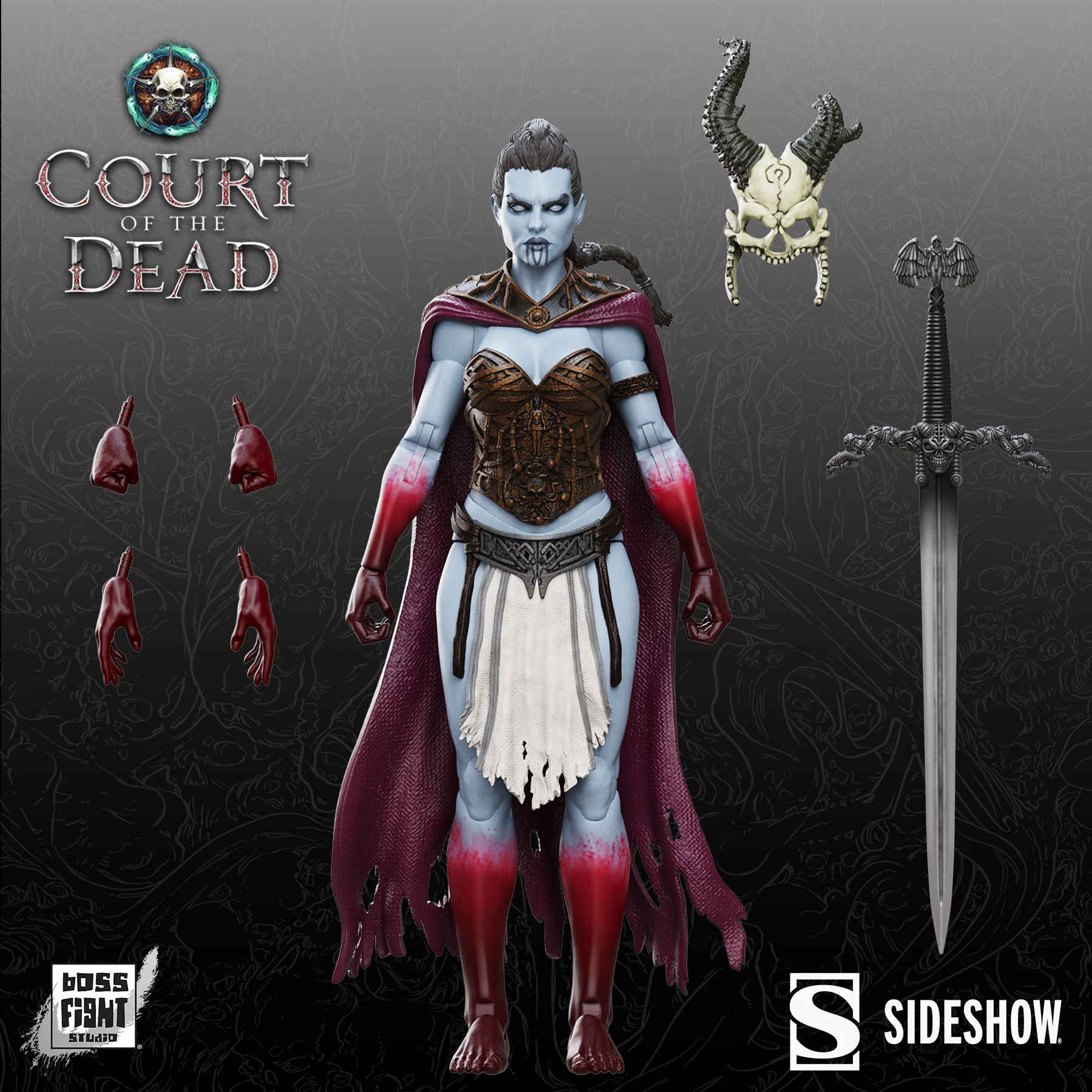 Court of the Dead 1:12th Scale Action Figure | Kier: Death’s Warbringer - Image 5