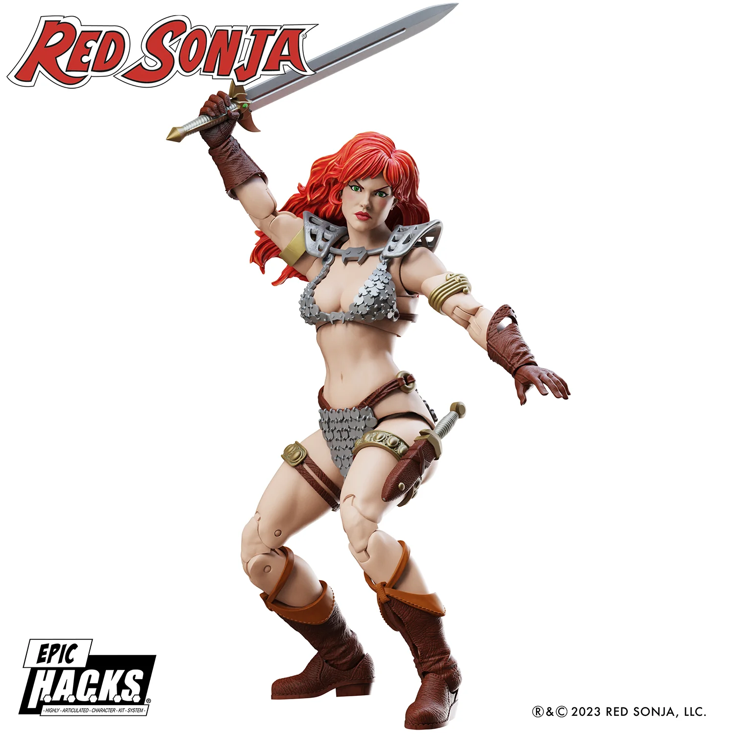 Red Sonja 1:12 Scale Epic H.A.C.K.S. Action Figure - Image 10