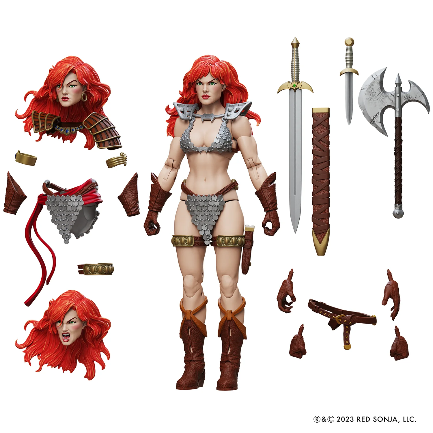 Red Sonja 1:12 Scale Epic H.A.C.K.S. Action Figure - Image 12