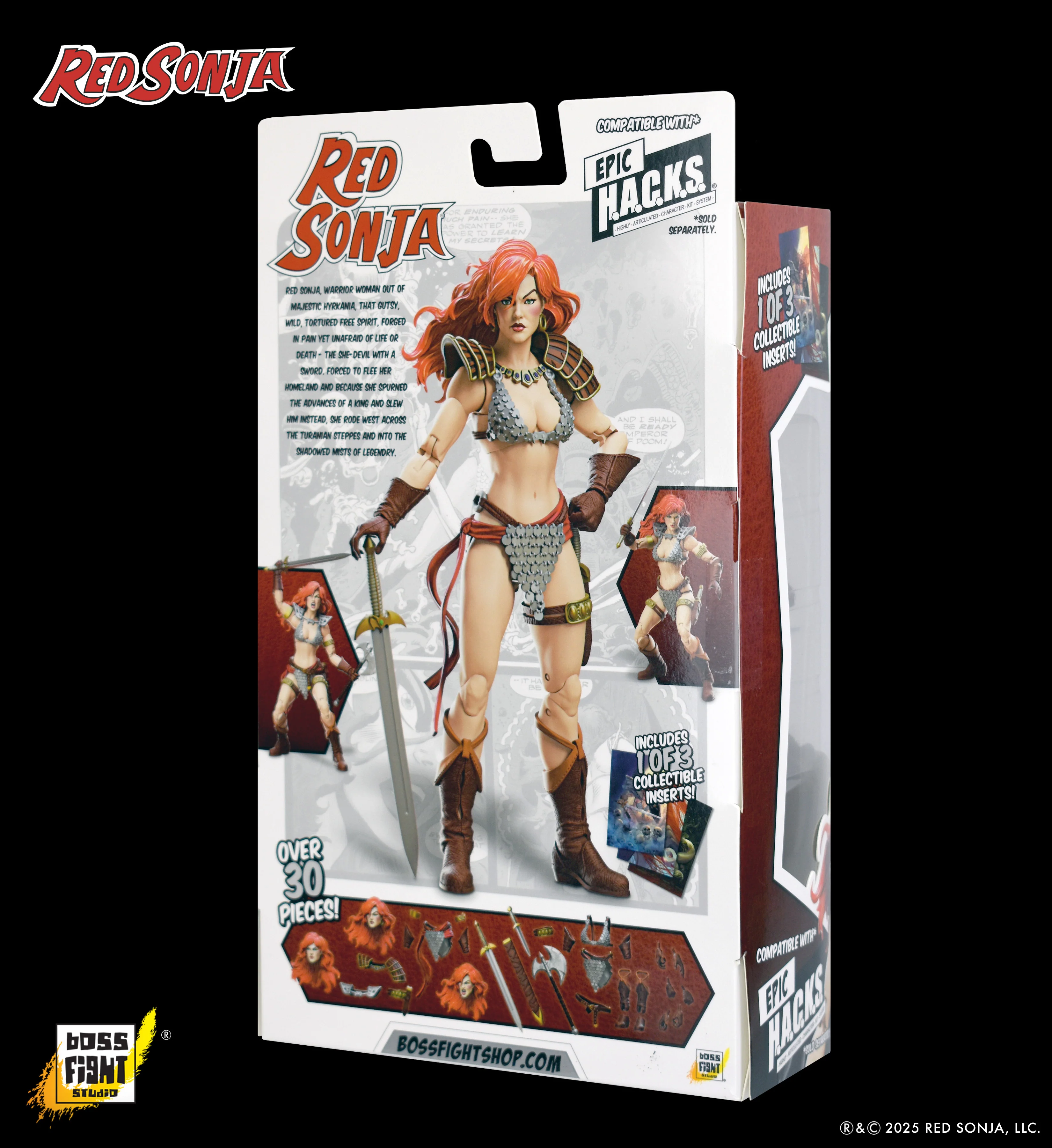 Red Sonja 1:12 Scale Epic H.A.C.K.S. Action Figure - Image 4