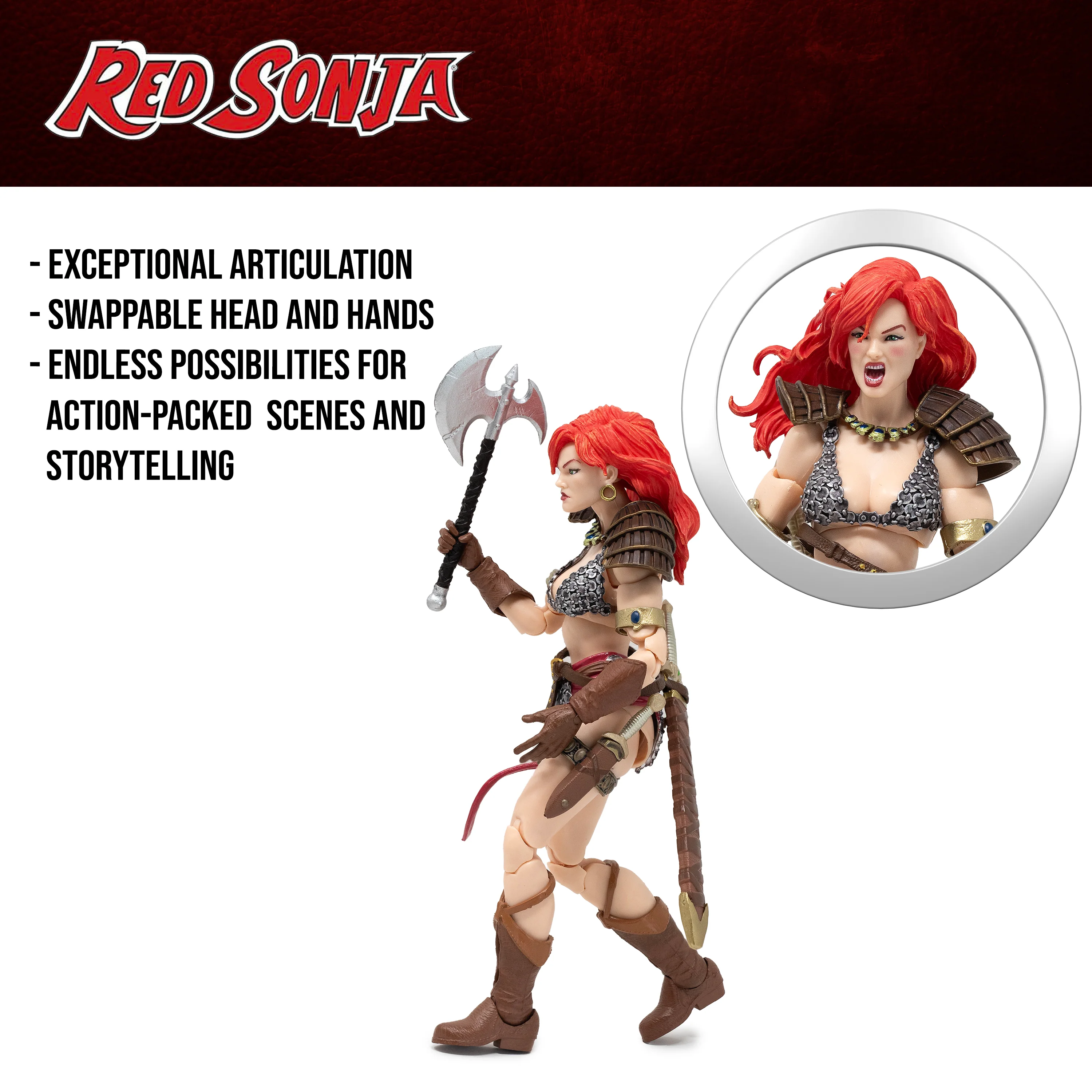 Red Sonja 1:12 Scale Epic H.A.C.K.S. Action Figure - Image 8