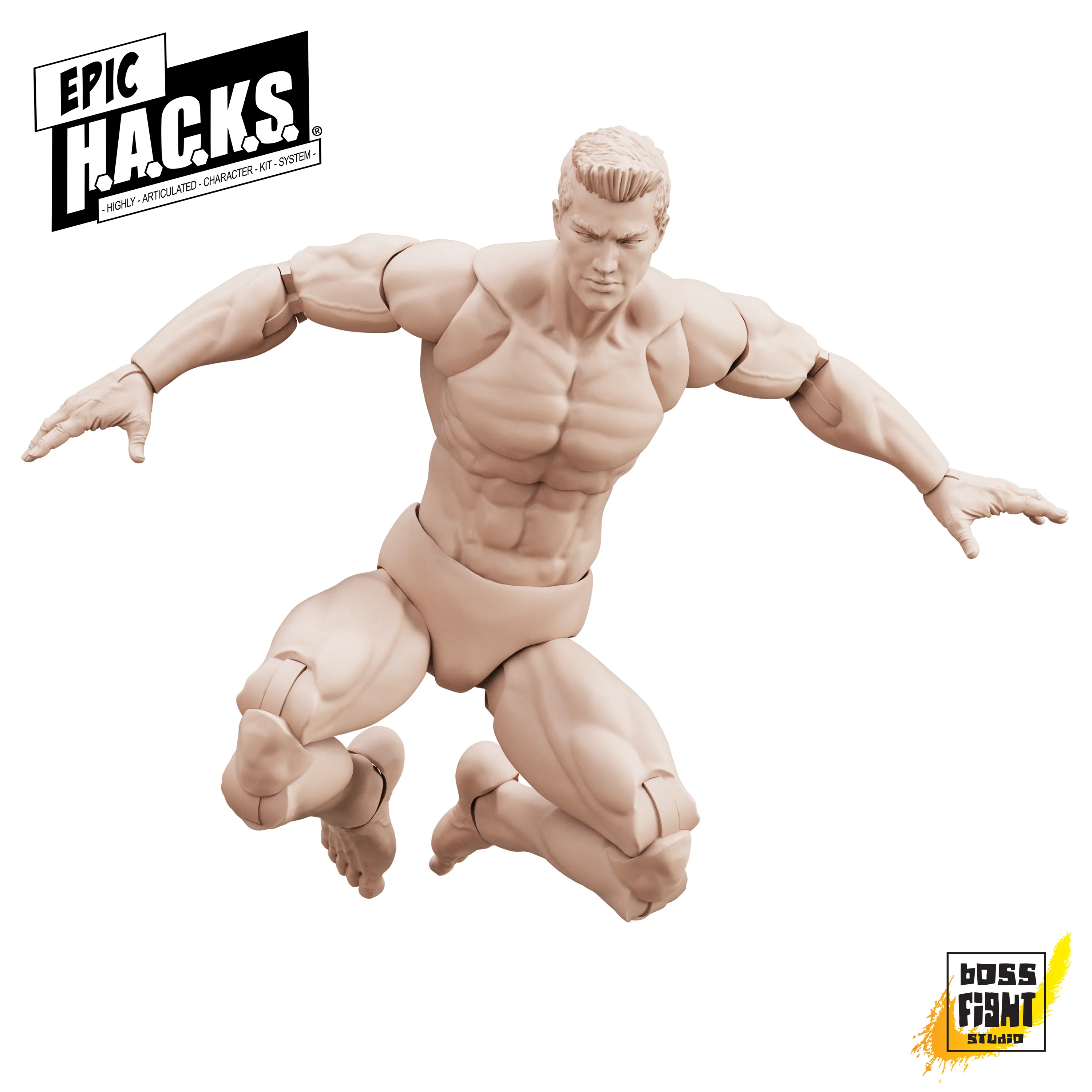 Epic H.A.C.K.S. Blanks: Champagne Beige Male - Image 8