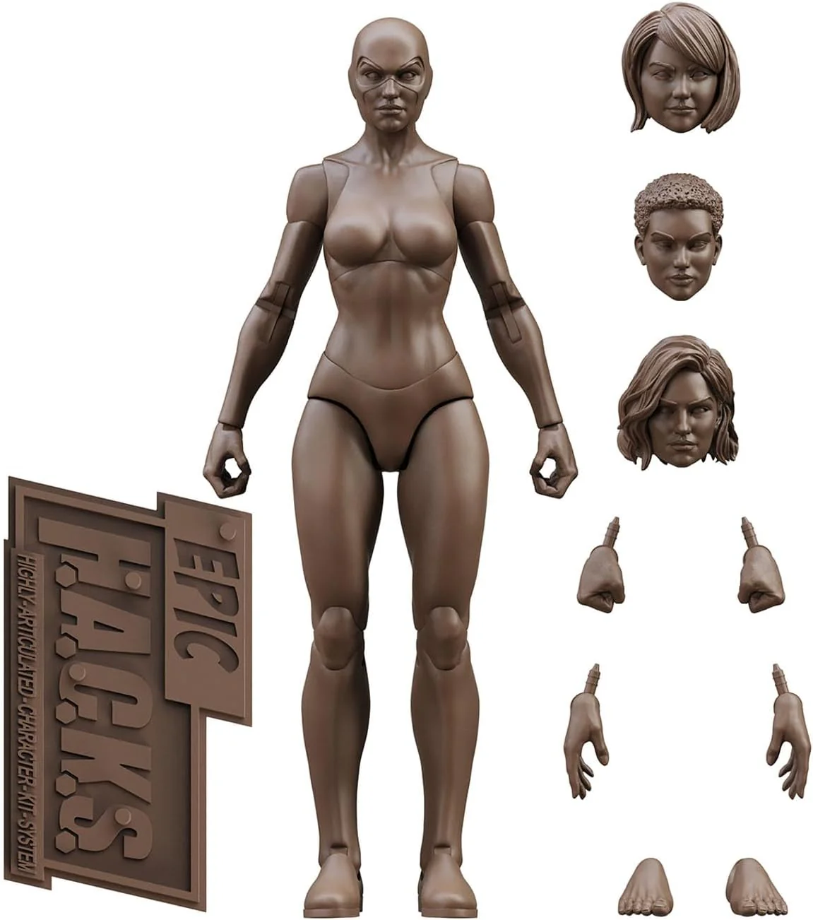 Epic H.A.C.K.S. Blanks: Coffee Brown Female - Image 10