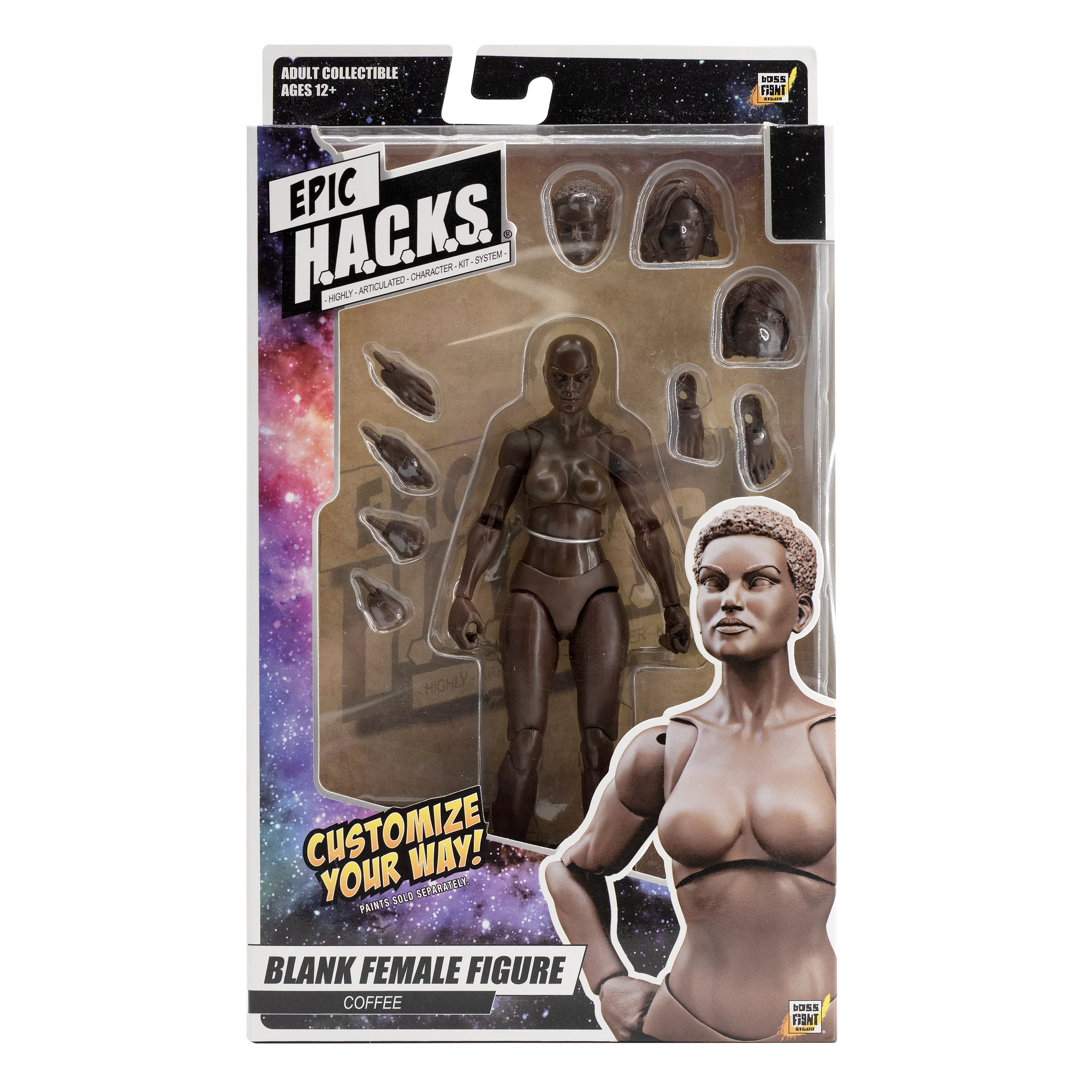 Epic H.A.C.K.S. Blanks: Coffee Brown Female - Image 4