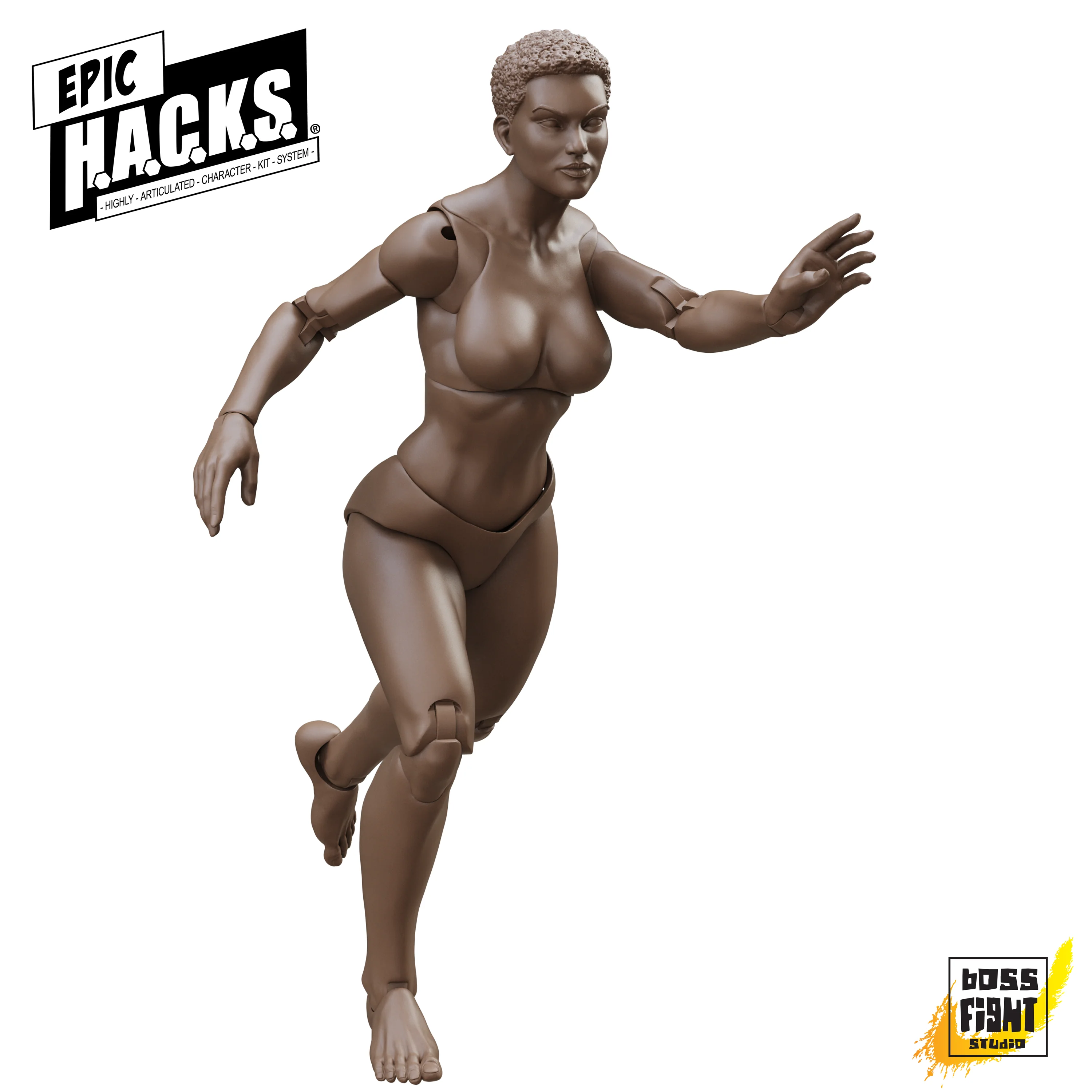 Epic H.A.C.K.S. Blanks: Coffee Brown Female - Image 9