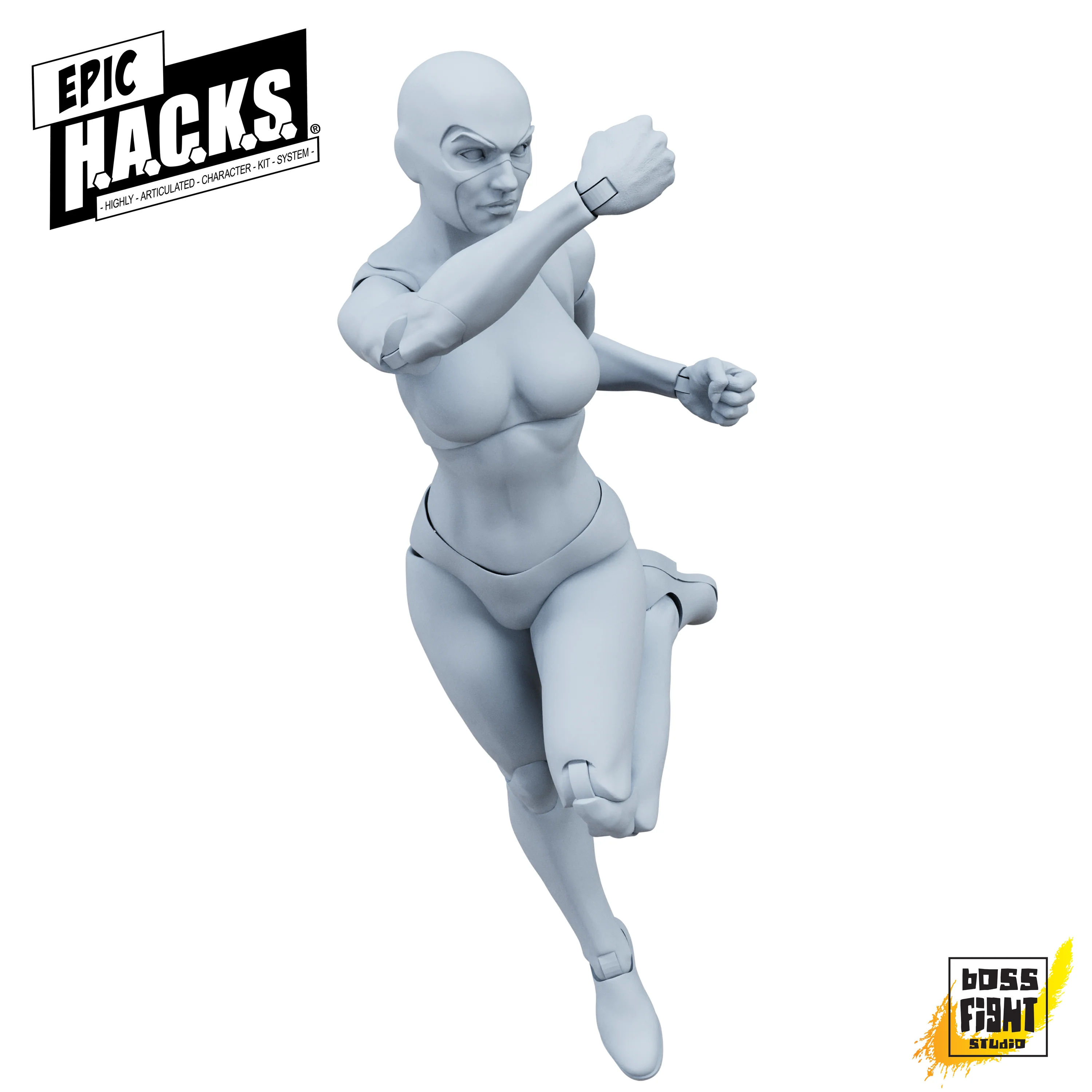 Epic H.A.C.K.S. Blanks: Shady Gray Female - Image 7