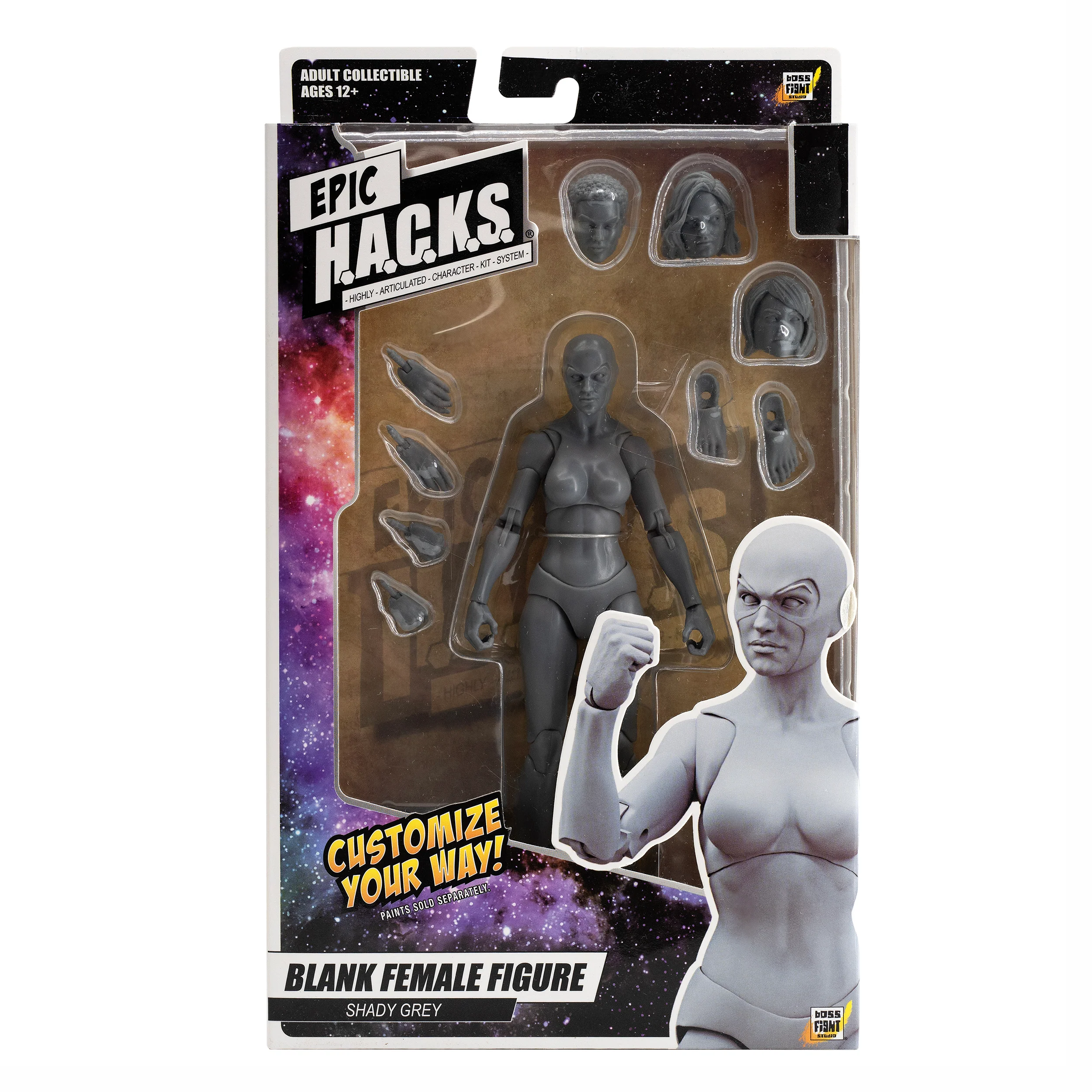 Epic H.A.C.K.S. Blanks: Shady Gray Female - Image 9