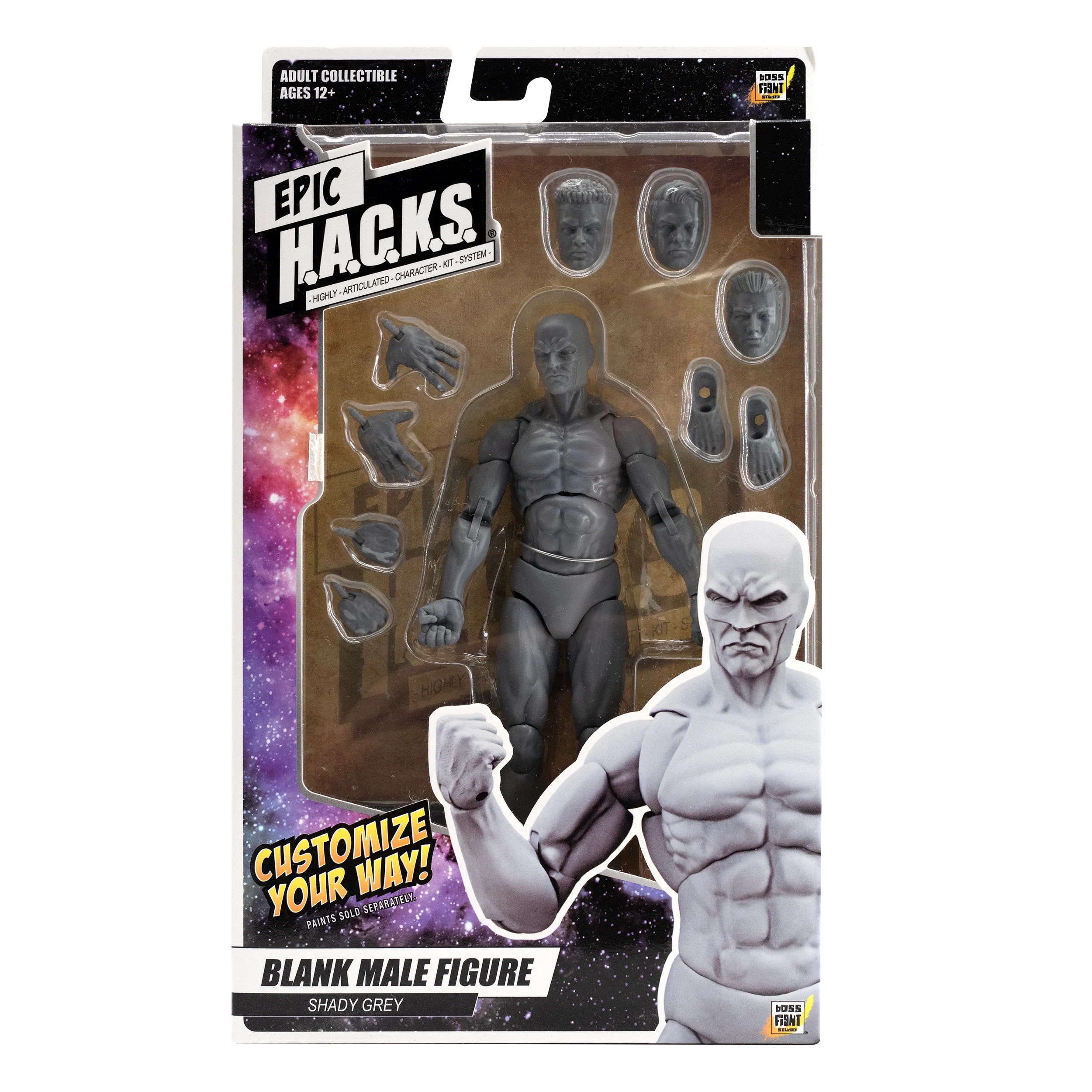 Epic H.A.C.K.S. Blanks: Shady Gray Male - Image 7