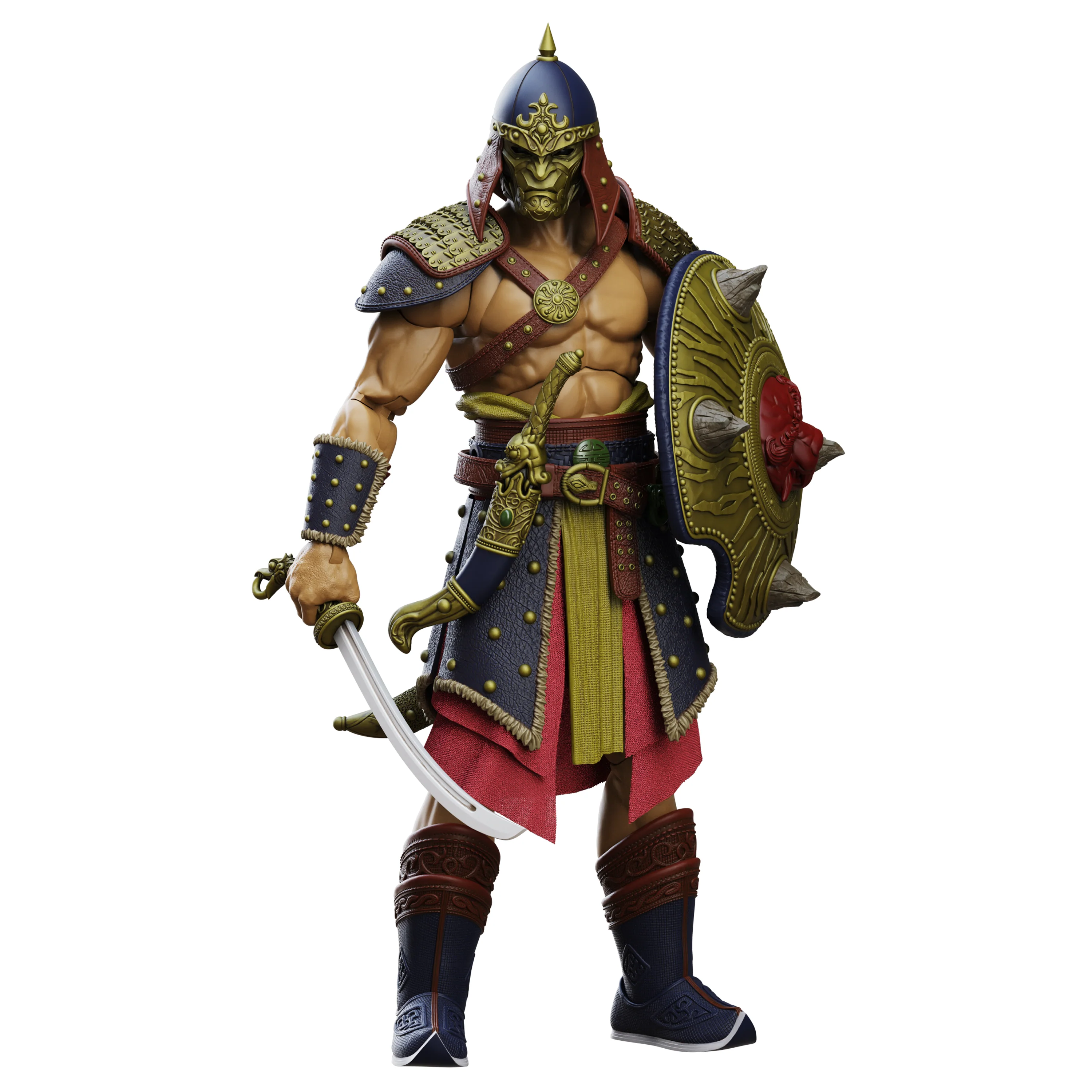 Epic H.A.C.K.S. Core 1:12 Scale Action Figure | Delger Bat: Beast Tamer Warlord - Image 5