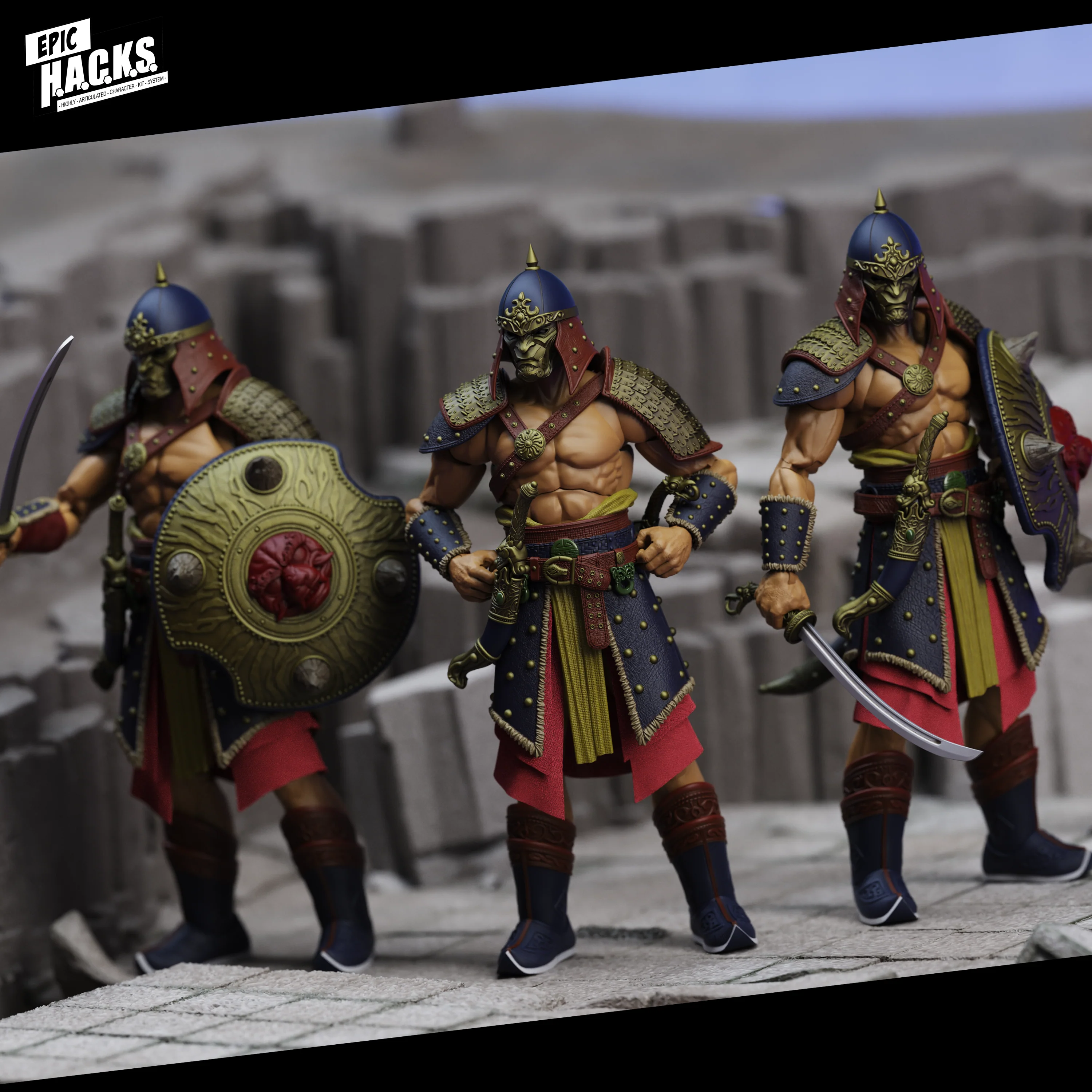 Epic H.A.C.K.S. Core 1:12 Scale Action Figure | Delger Bat: Beast Tamer Warlord - Image 7