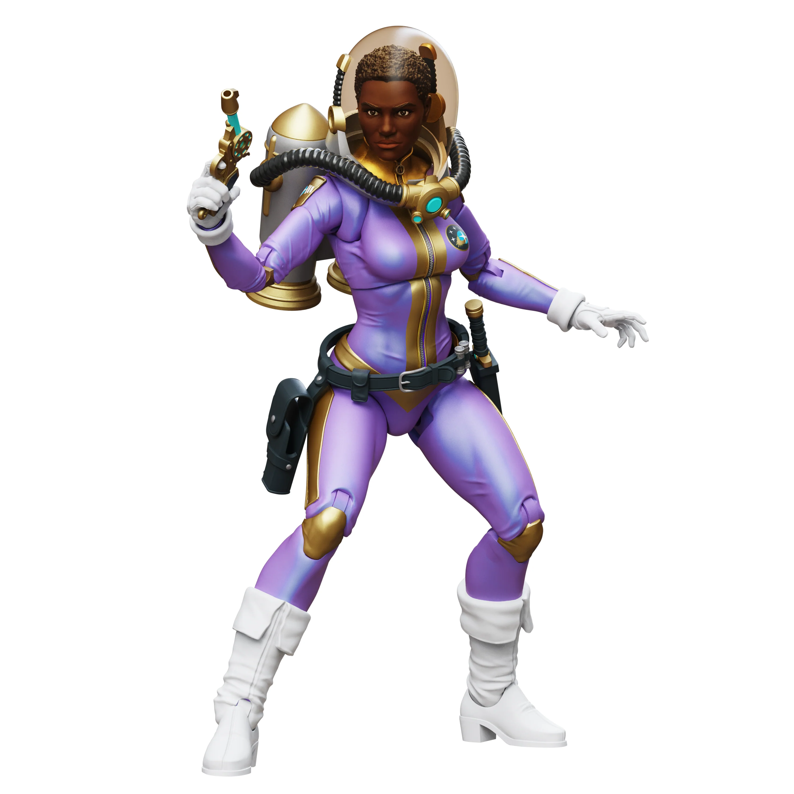Epic H.A.C.K.S. Core 1:12 Scale Action Figure | Roxy London: Freelance Peacekeeper - Image 3