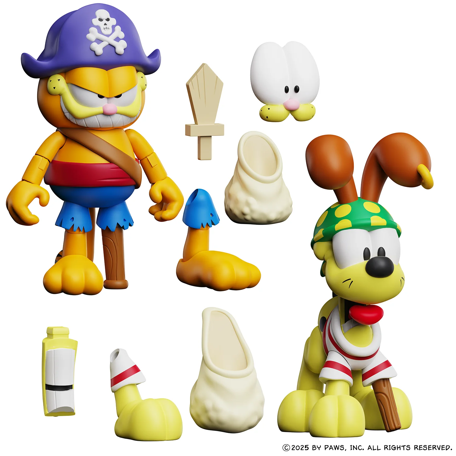 Garfield’s Halloween Adventure | Pirate Garfield and Pirate Odie 2pk - Image 3