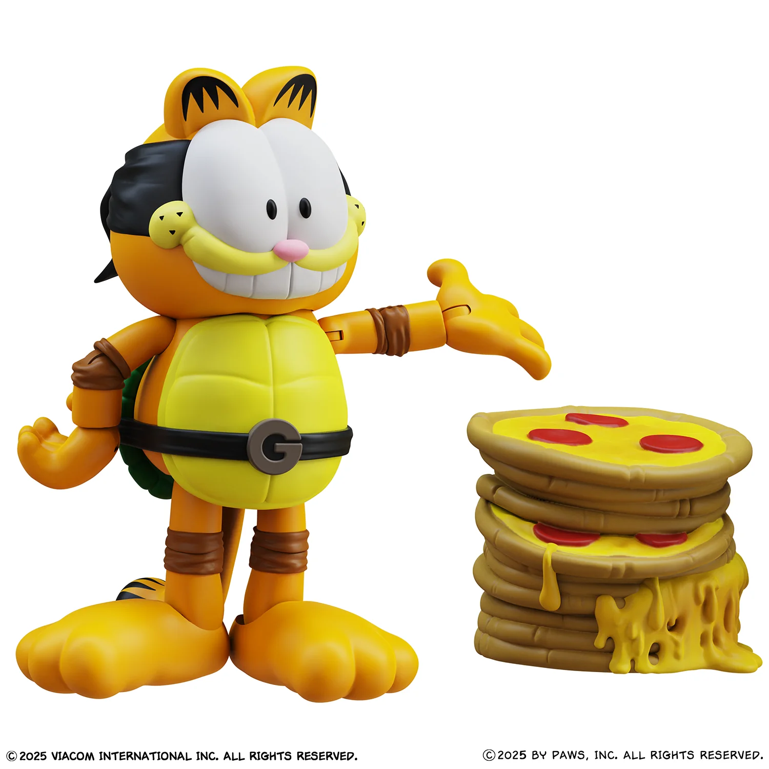 Garfield x Teenage Mutant Ninja Turtles | Garfello and Sidekick Odie 2pk - Image 4