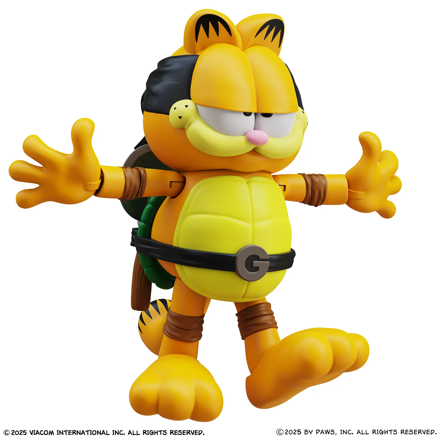 Garfield x Teenage Mutant Ninja Turtles | Garfello and Sidekick Odie 2pk - Image 5