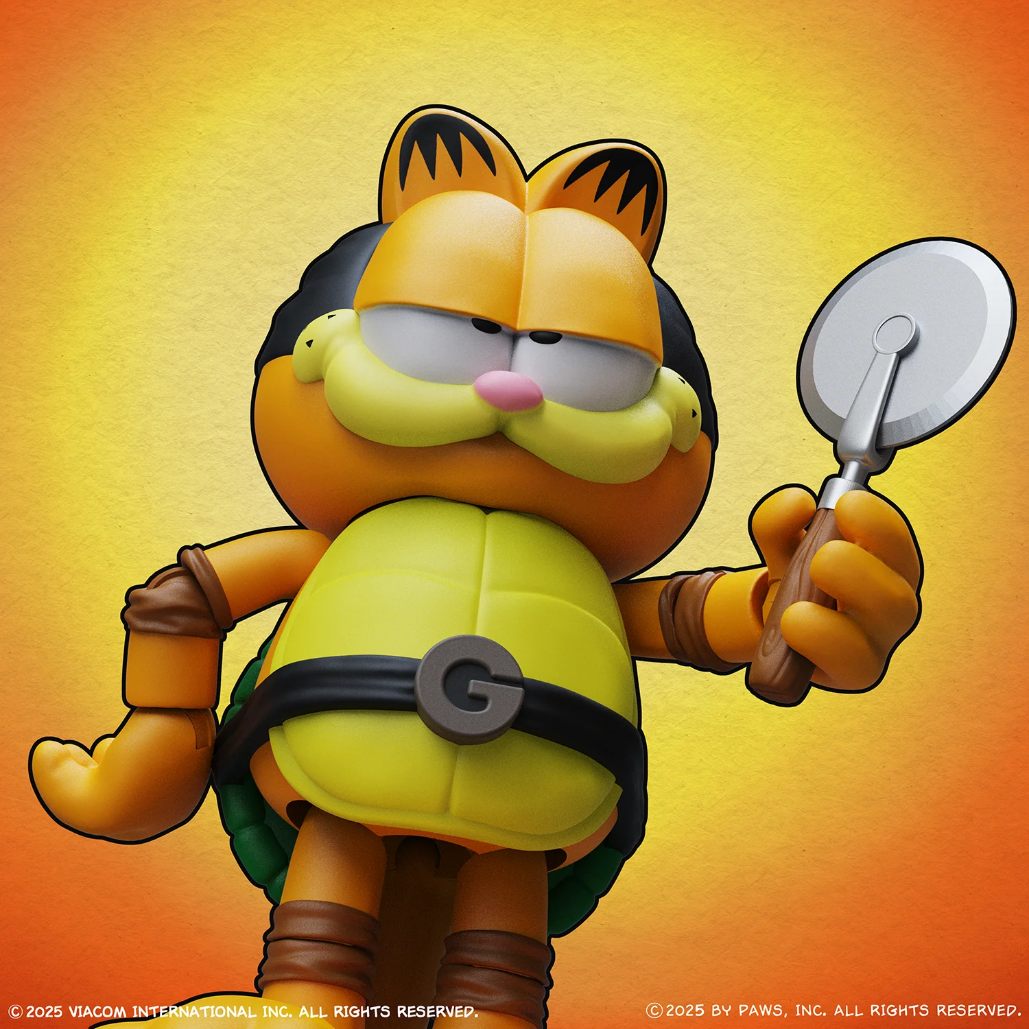 Garfield x Teenage Mutant Ninja Turtles | Garfello and Sidekick Odie 2pk - Image 9