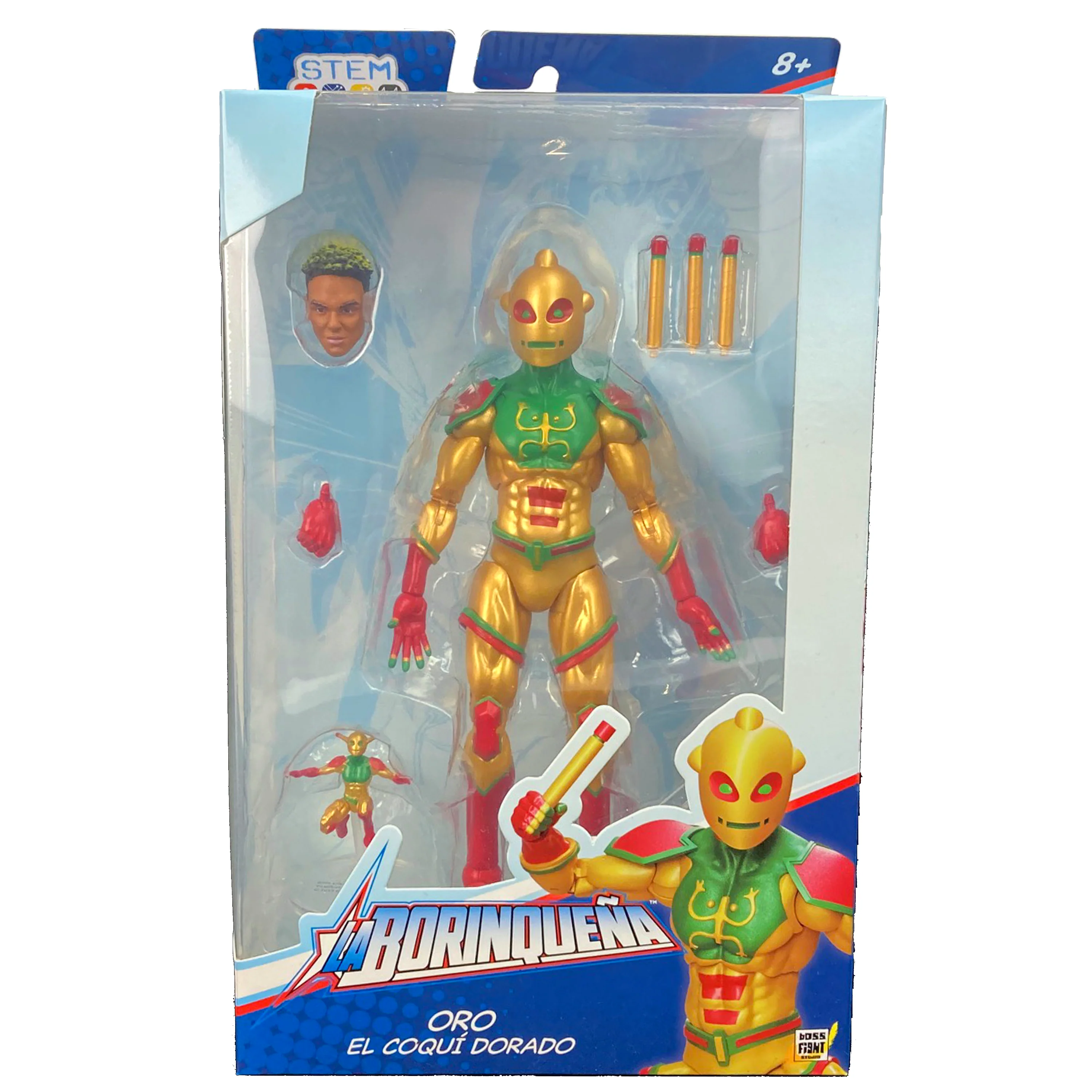 La Borinqueña Action Figure: Oro el Coqui Dorado - Image 3