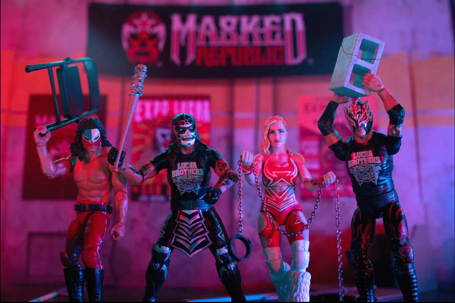 Legends of Lucha Libre - Premium Action Figure Accessory Set - Lucha De La Muerte - Image 4