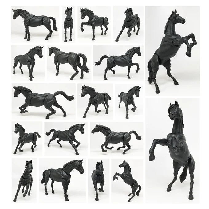 MIGHTY STEEDS - BASIC HORSE ACTION FIGURE - Image 7