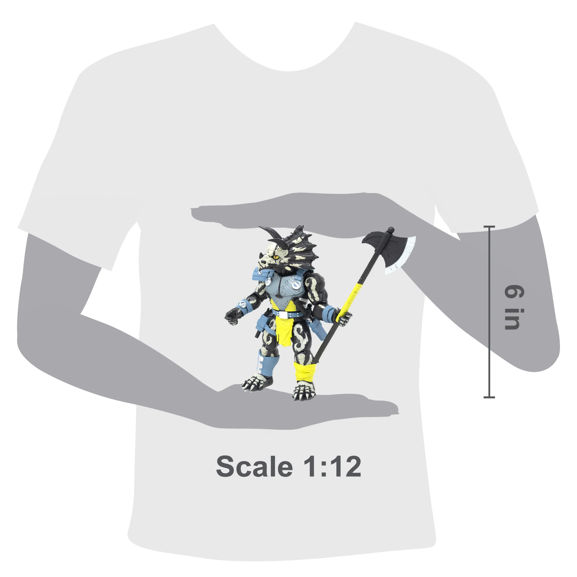 Saurozoic Warriors Action Figure: Triax Skiver (Night Lands Deco) - Image 5