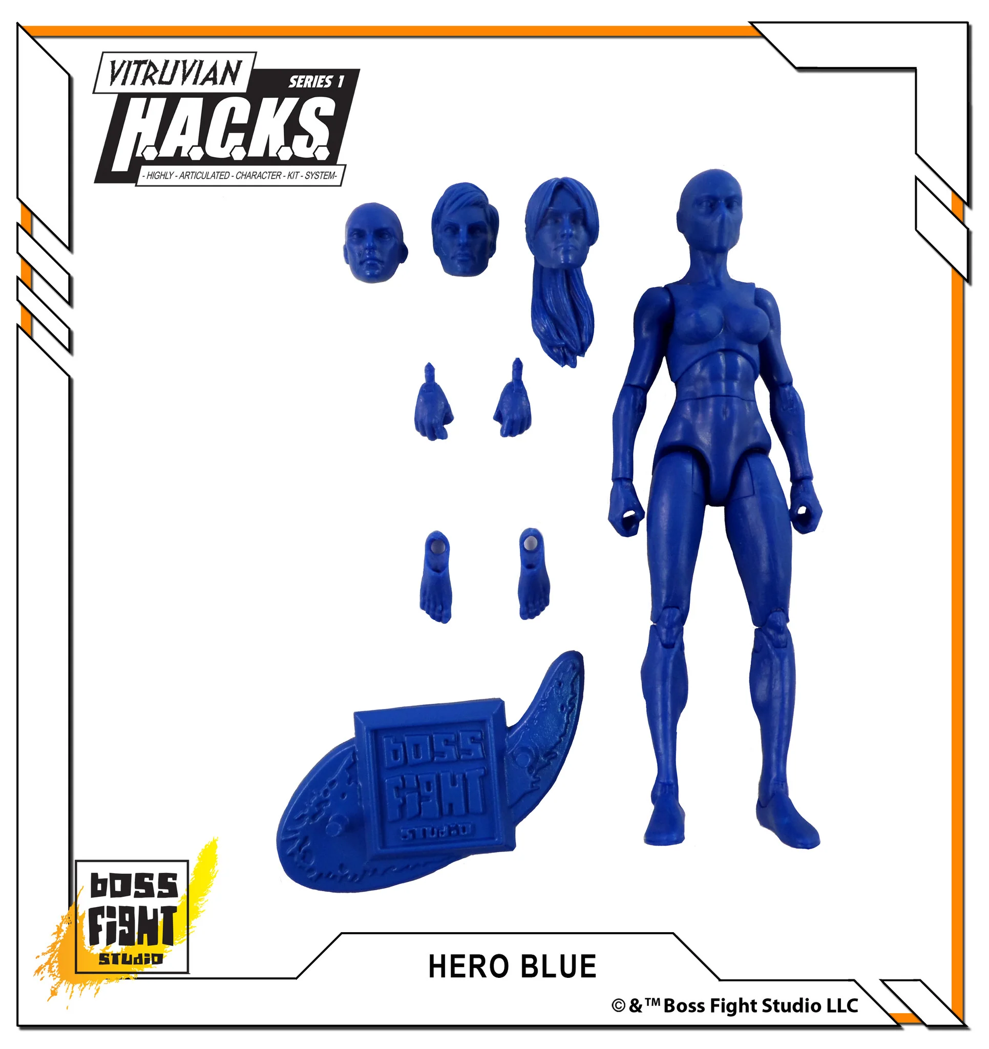 Vitruvian H.A.C.K.S. Action Figure Blank - Female Body - Image 10