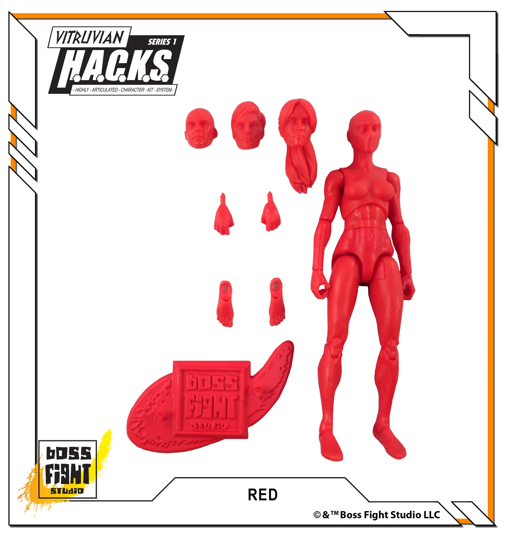 Vitruvian H.A.C.K.S. Action Figure Blank - Female Body - Image 11