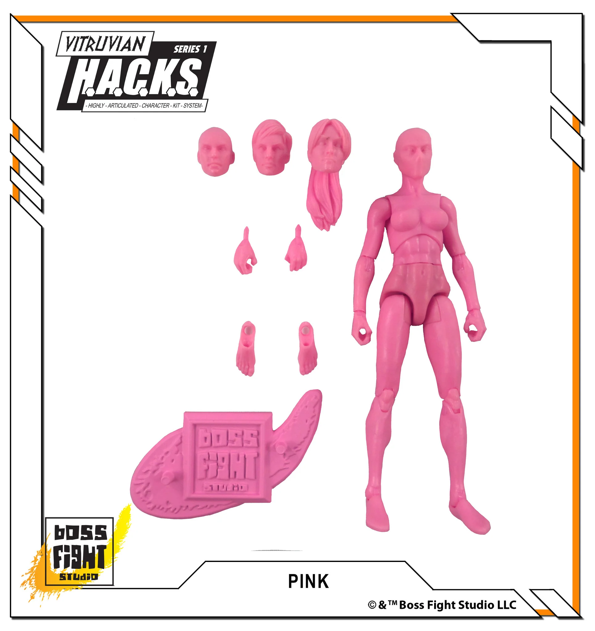 Vitruvian H.A.C.K.S. Action Figure Blank - Female Body - Image 12