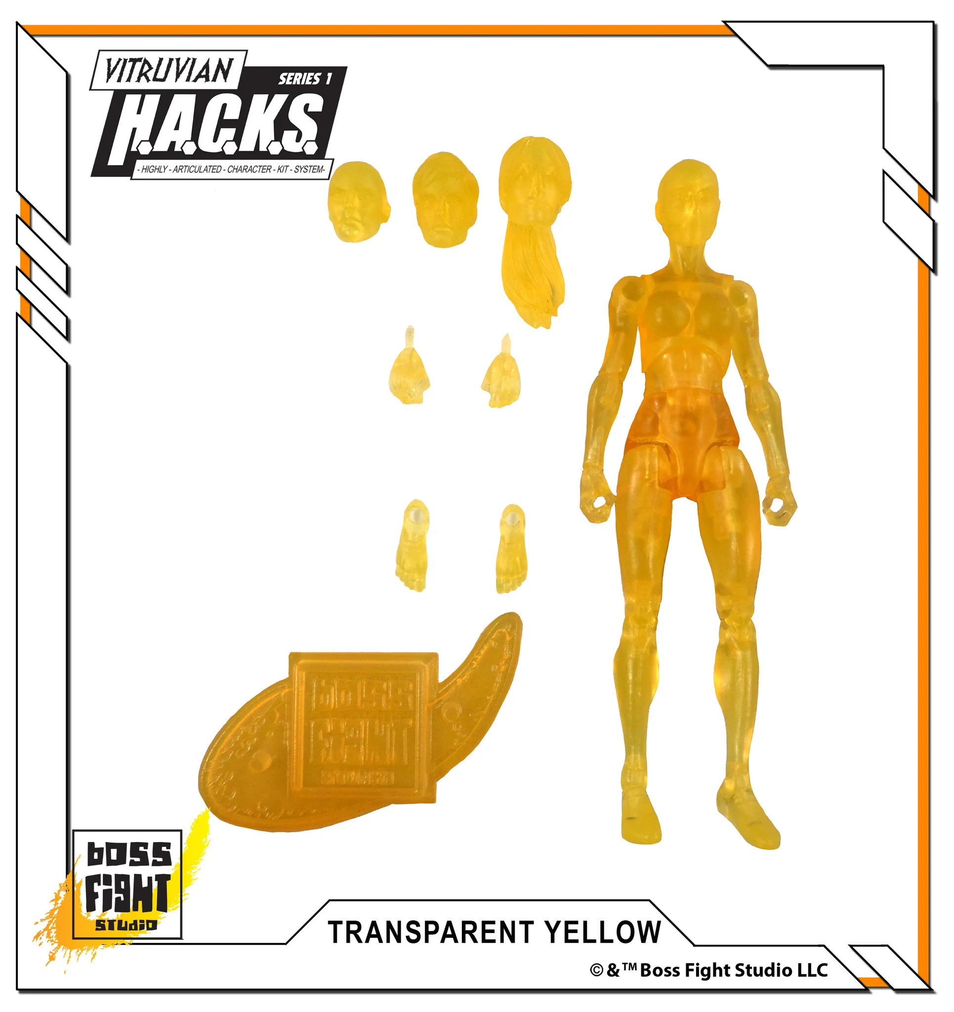 Vitruvian H.A.C.K.S. Action Figure Blank - Female Body - Image 14