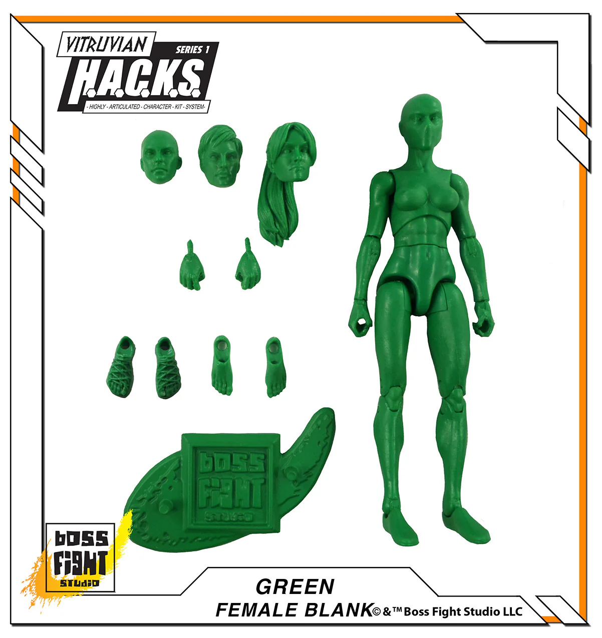 Vitruvian H.A.C.K.S. Action Figure Blank - Female Body - Image 16