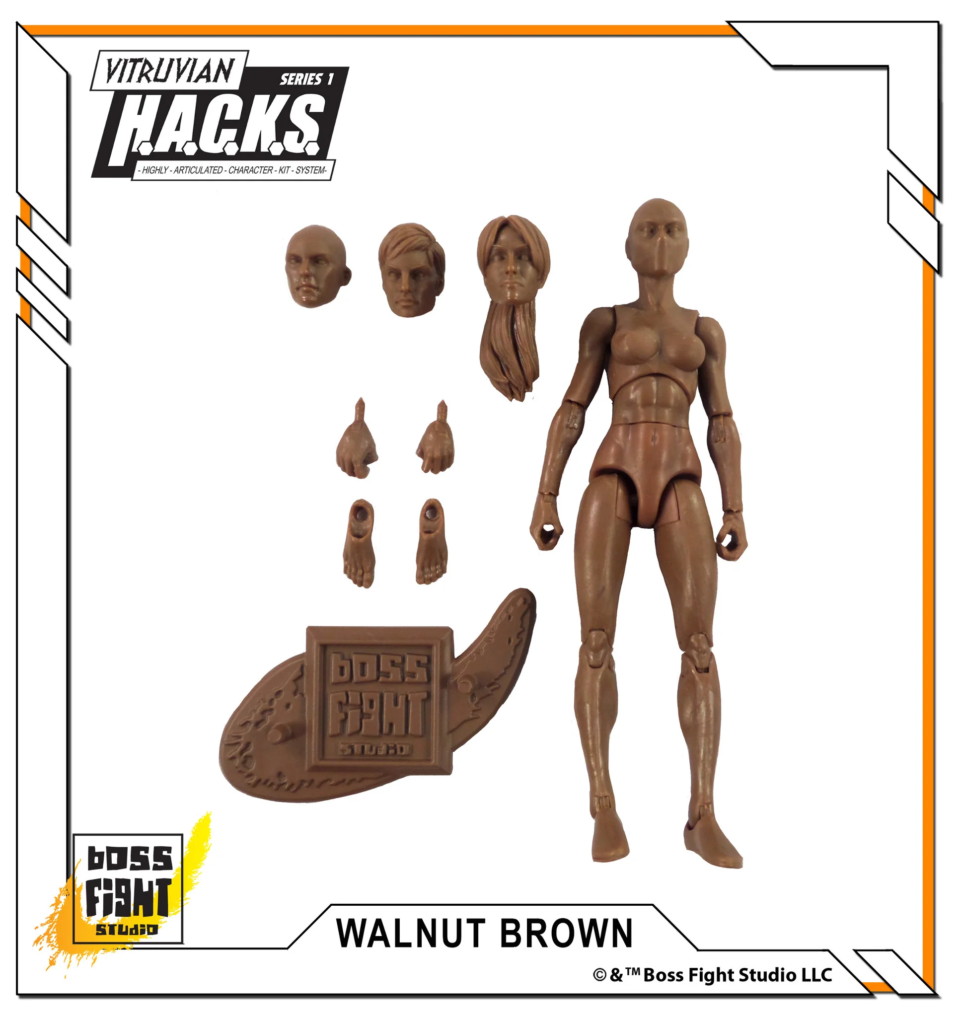 Vitruvian H.A.C.K.S. Action Figure Blank - Female Body - Image 3