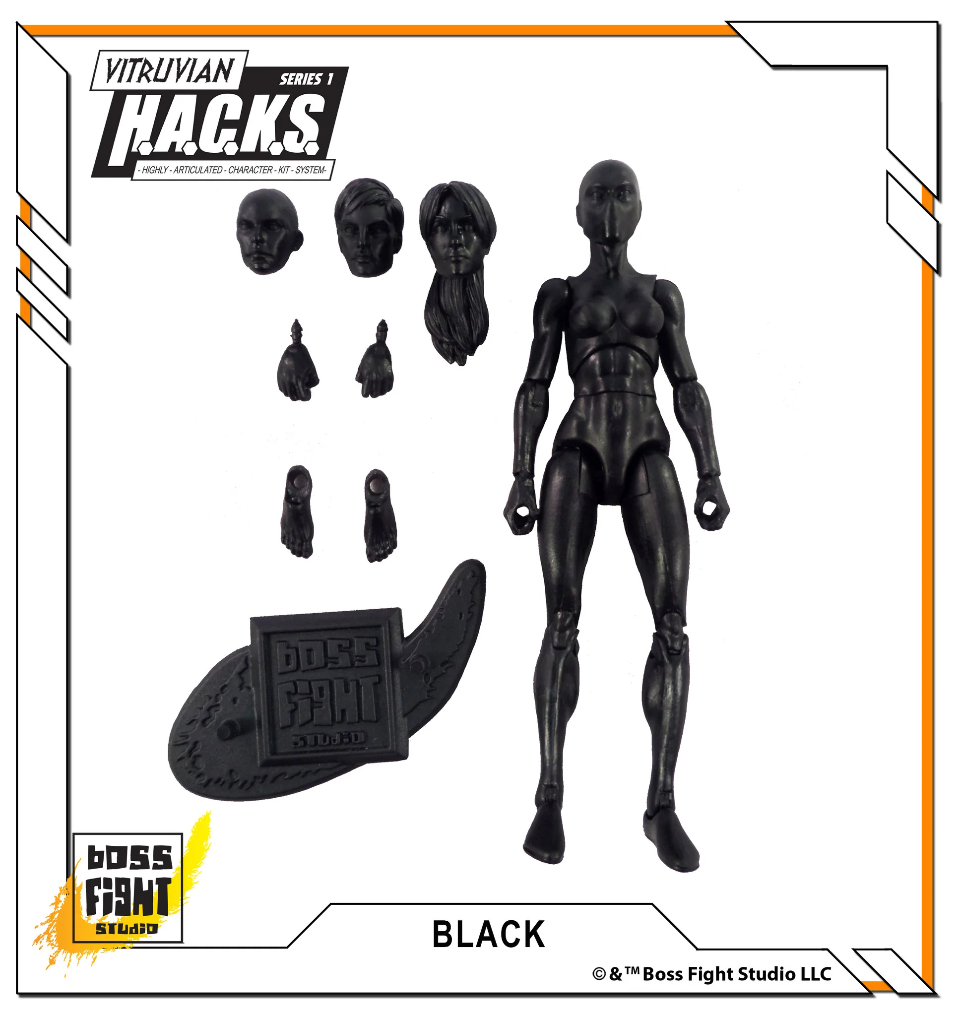 Vitruvian H.A.C.K.S. Action Figure Blank - Female Body - Image 4