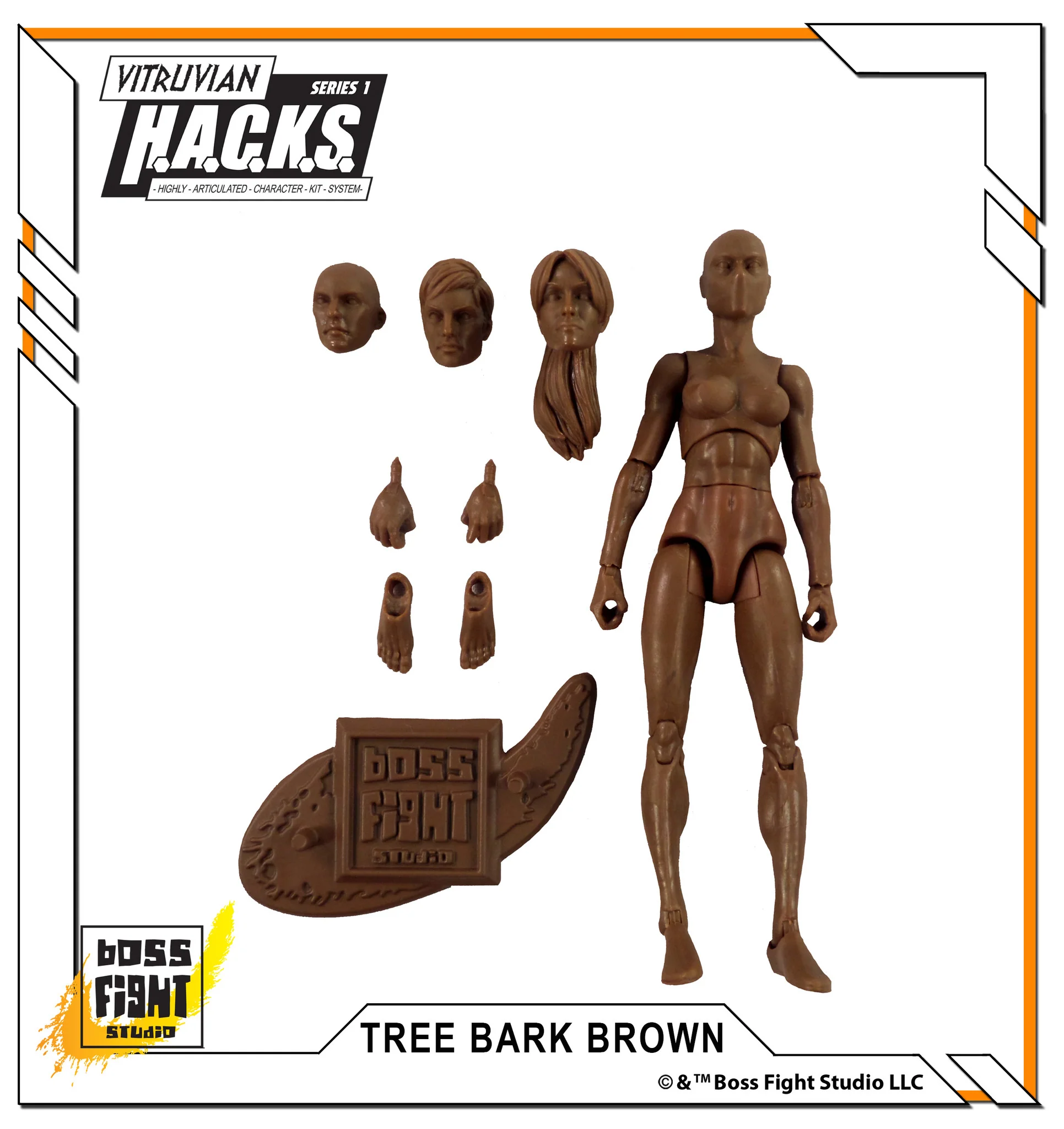 Vitruvian H.A.C.K.S. Action Figure Blank - Female Body - Image 5