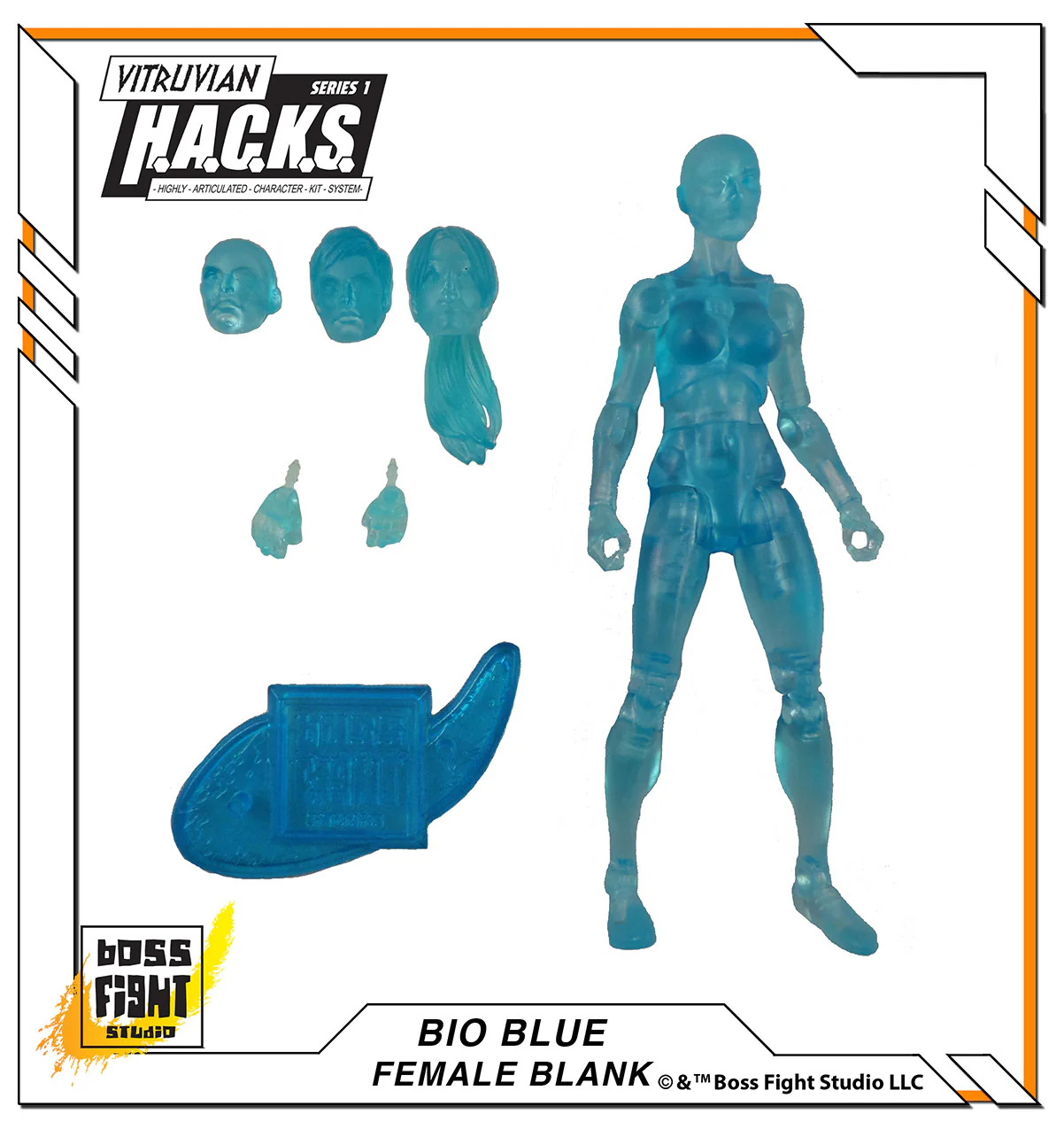 Vitruvian H.A.C.K.S. Action Figure Blank - Female Body - Image 8