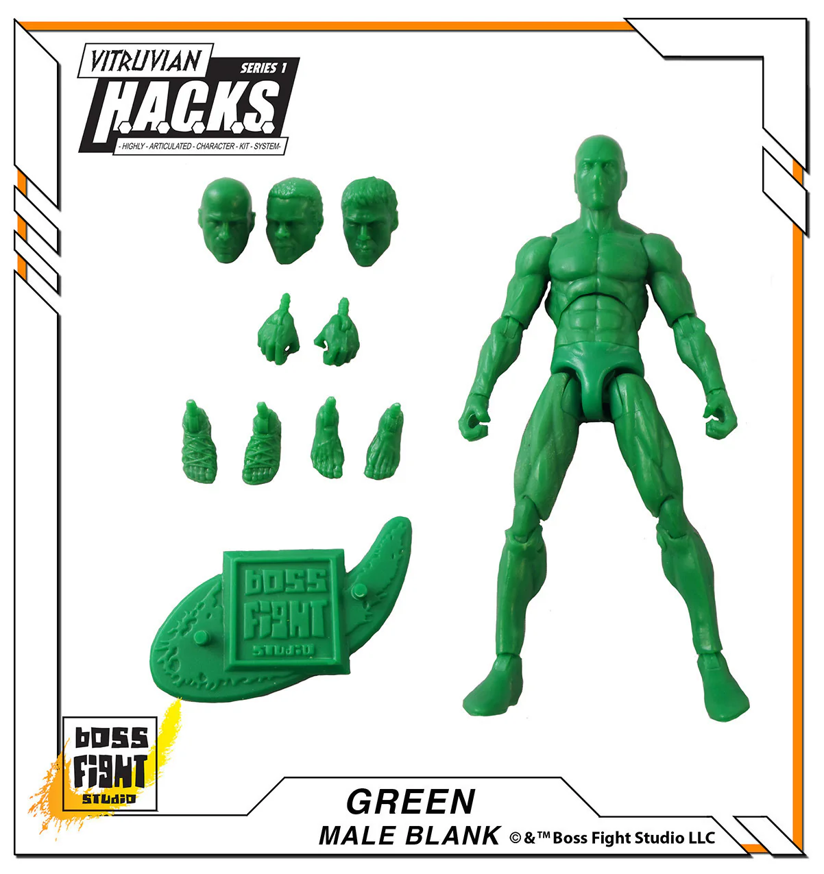 Vitruvian H.A.C.K.S. Action Figure Blank - Male Body - Image 10