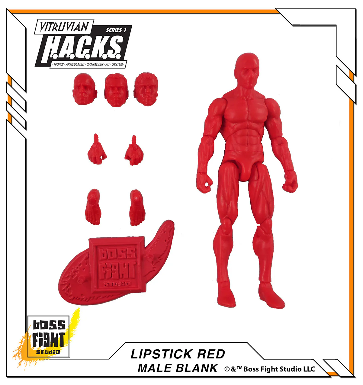 Vitruvian H.A.C.K.S. Action Figure Blank - Male Body - Image 11