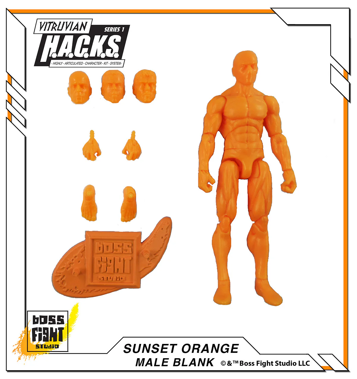Vitruvian H.A.C.K.S. Action Figure Blank - Male Body - Image 12