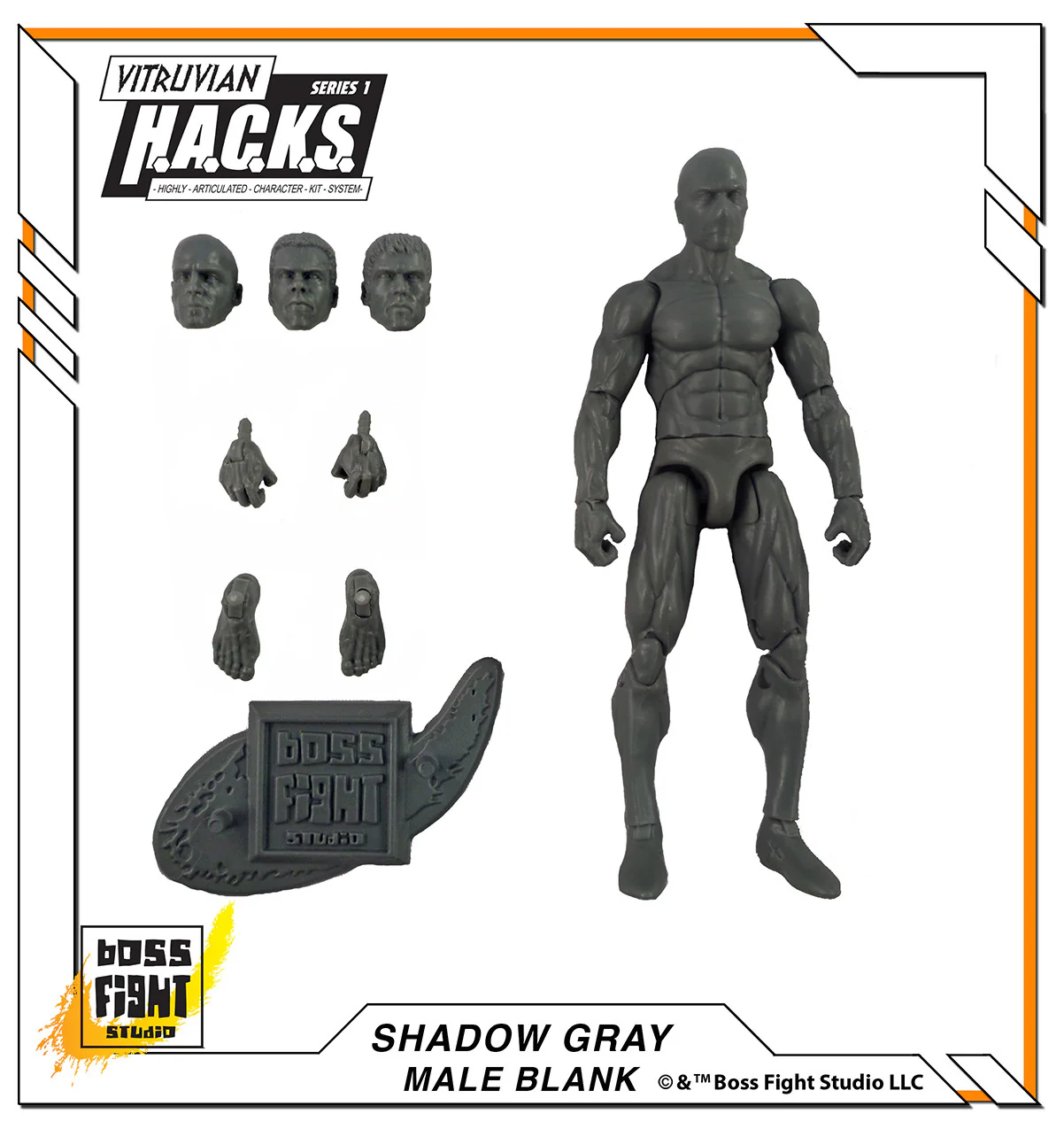 Vitruvian H.A.C.K.S. Action Figure Blank - Male Body - Image 13