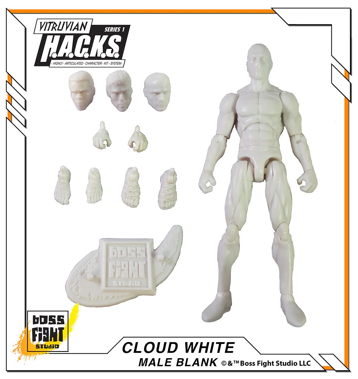 Vitruvian H.A.C.K.S. Action Figure Blank - Male Body - Image 15