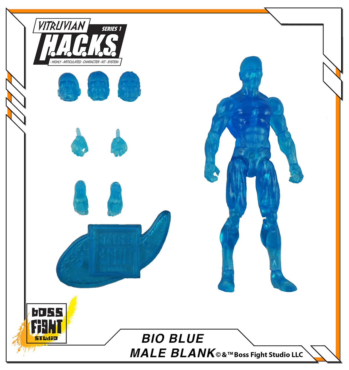 Vitruvian H.A.C.K.S. Action Figure Blank - Male Body - Image 16