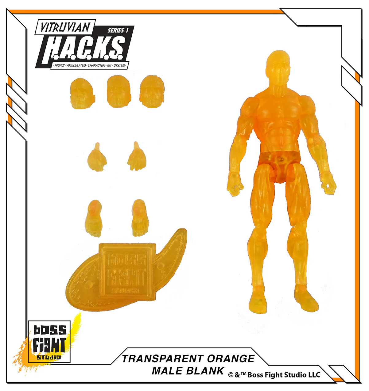 Vitruvian H.A.C.K.S. Action Figure Blank - Male Body - Image 17