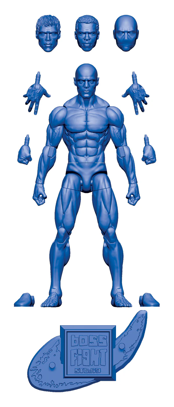 Vitruvian H.A.C.K.S. Action Figure Blank - Male Body - Image 26