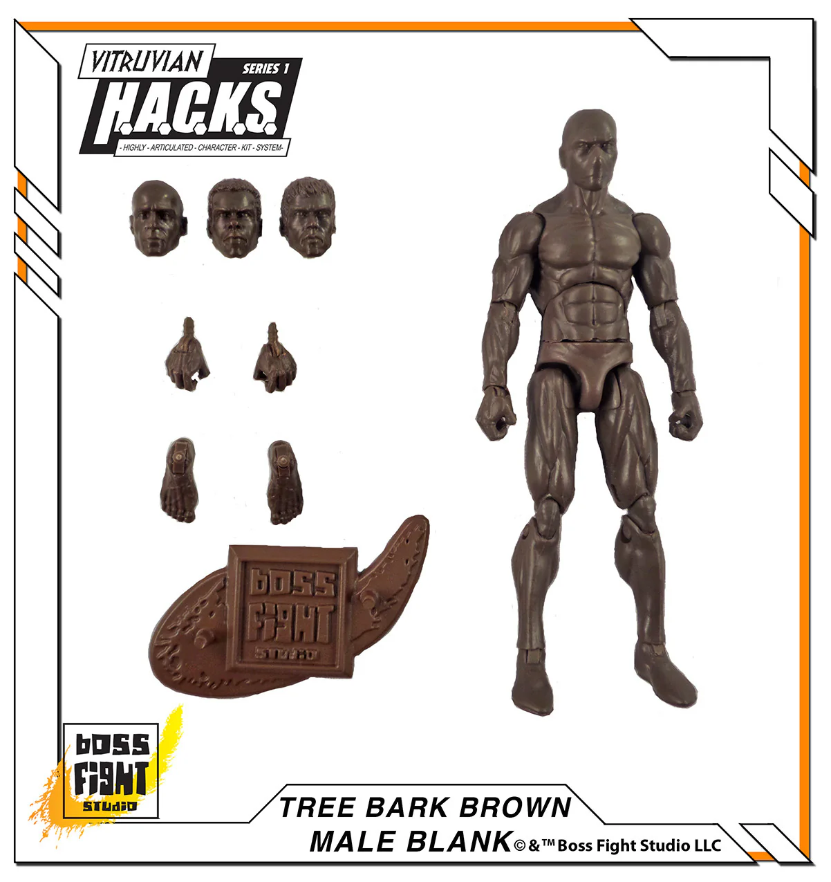 Vitruvian H.A.C.K.S. Action Figure Blank - Male Body - Image 4