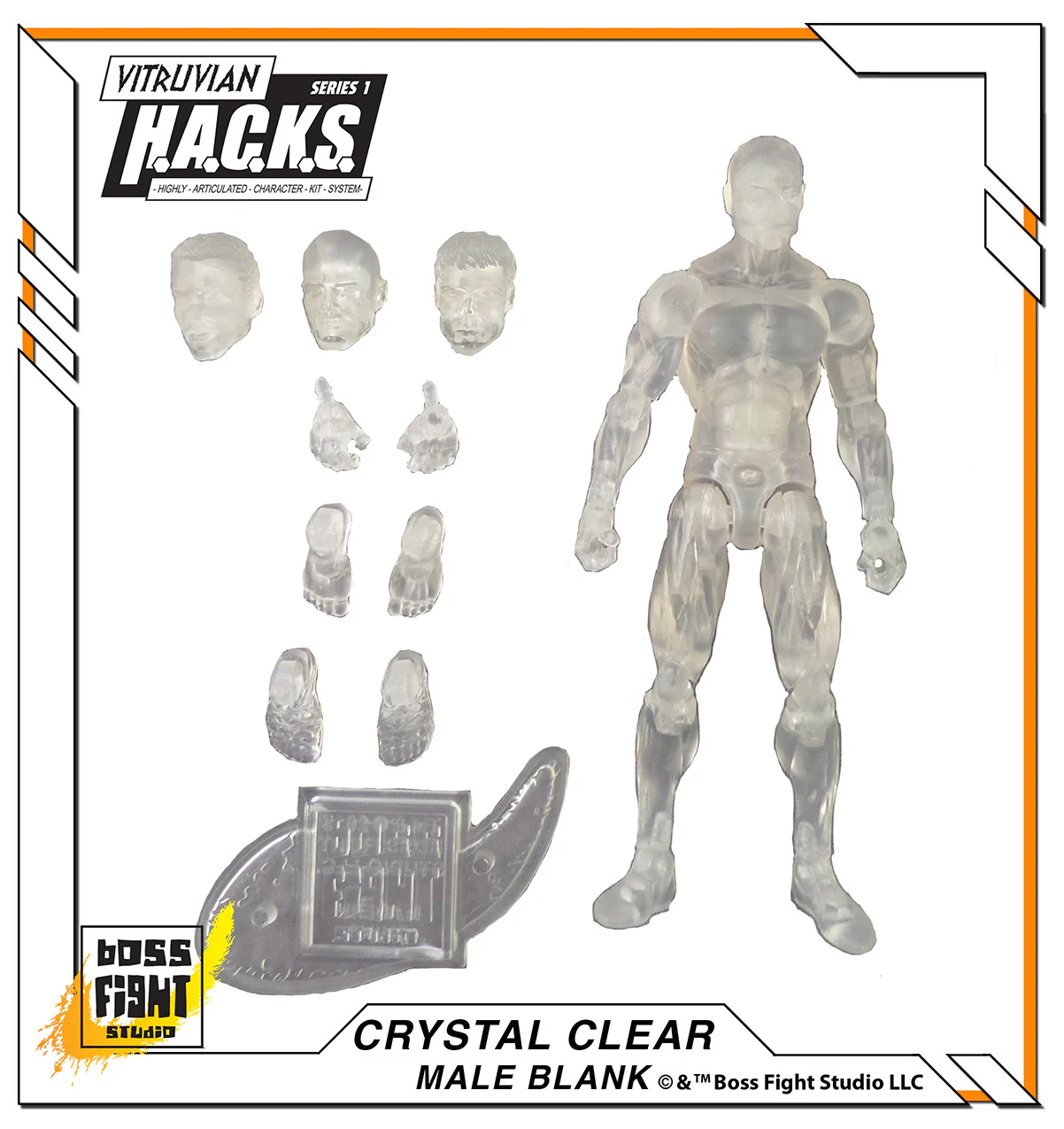 Vitruvian H.A.C.K.S. Action Figure Blank - Male Body - Image 5