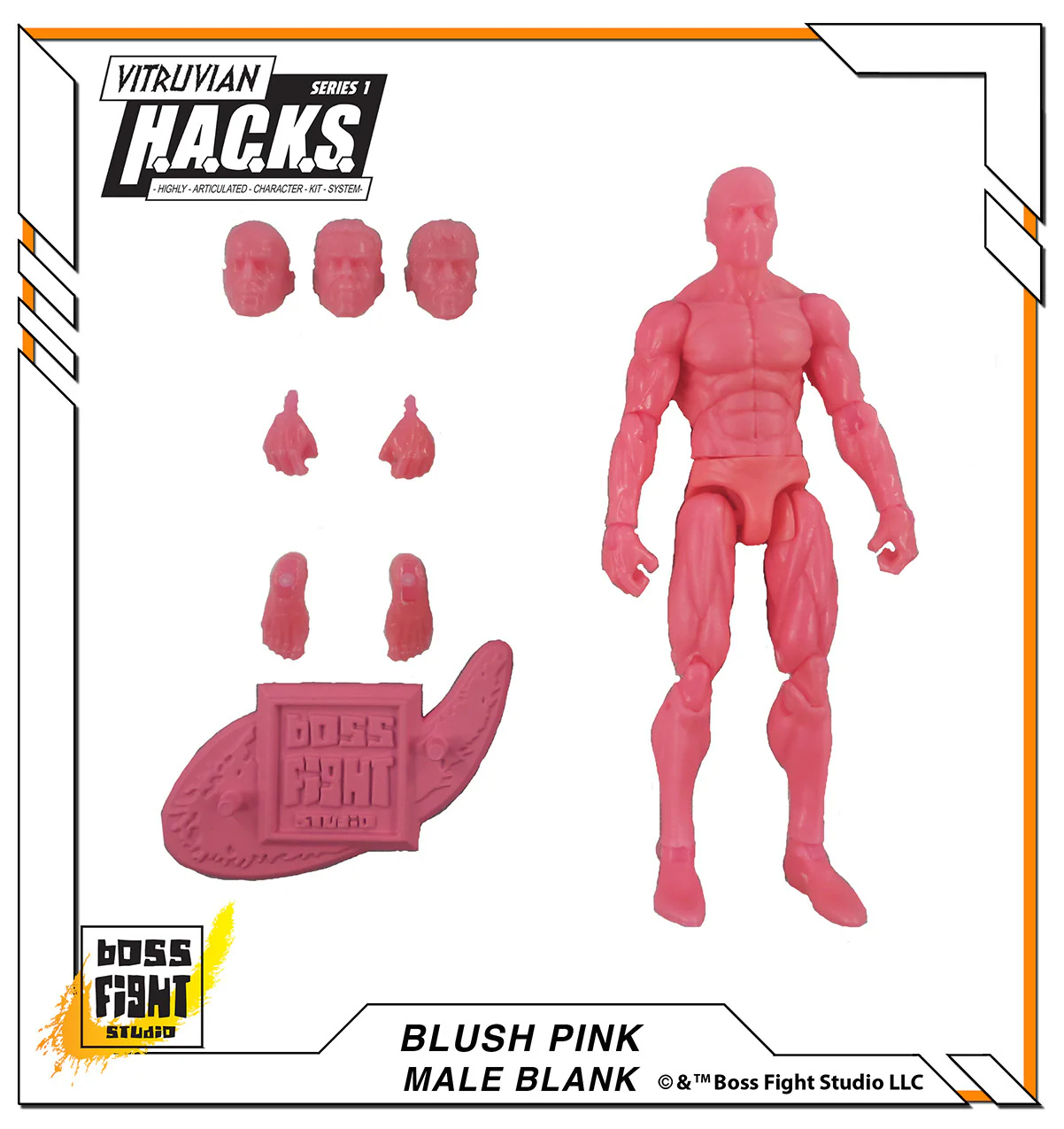 Vitruvian H.A.C.K.S. Action Figure Blank - Male Body - Image 9