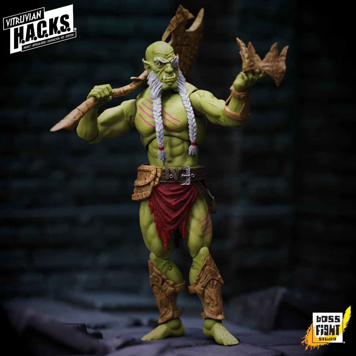 Vitruvian H.A.C.K.S. Action Figure - Bur’Zagi (Mighty Orc Sovran) - Image 11